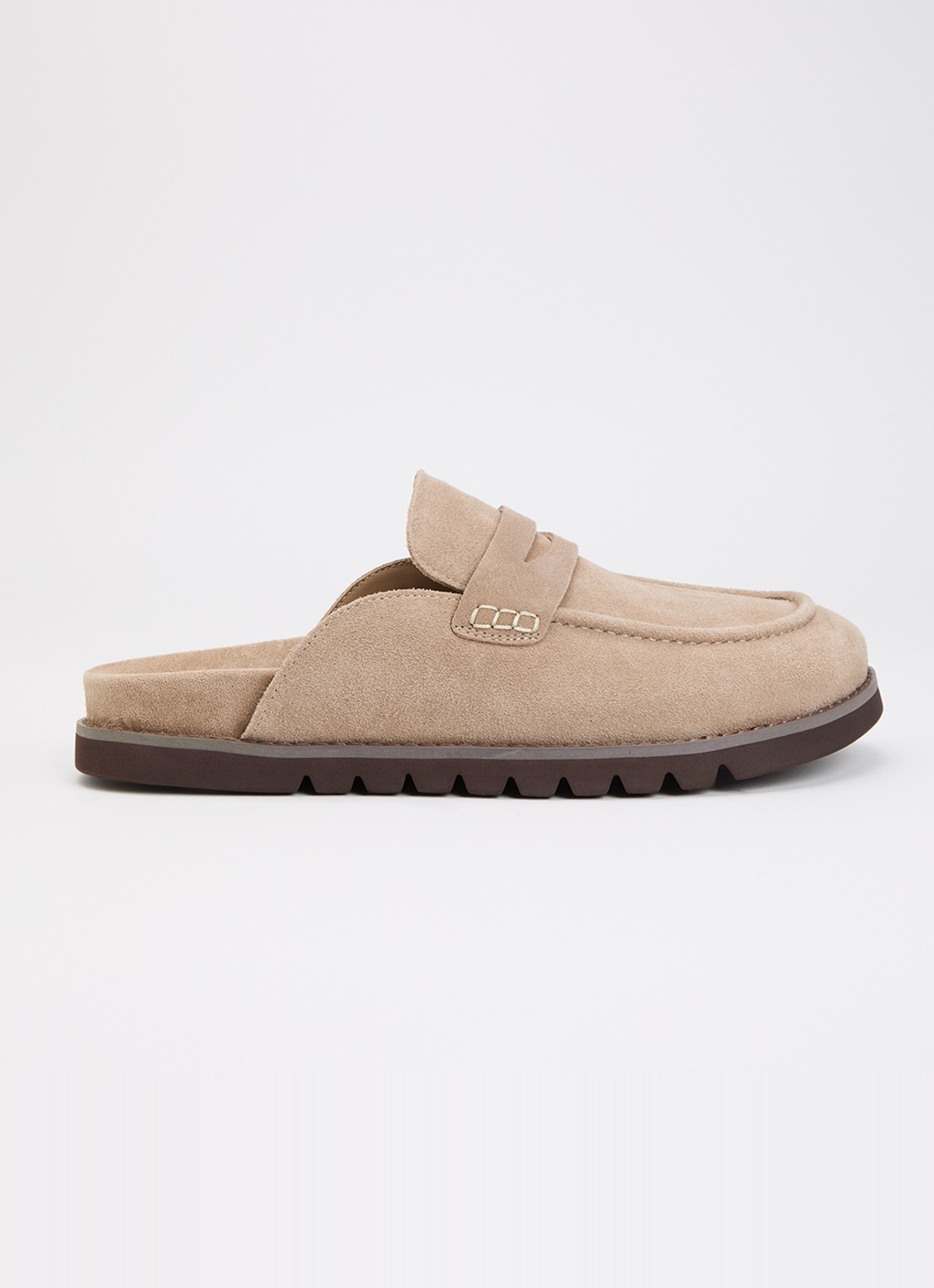 Dune London Goldens clog - voorkant 5 beige