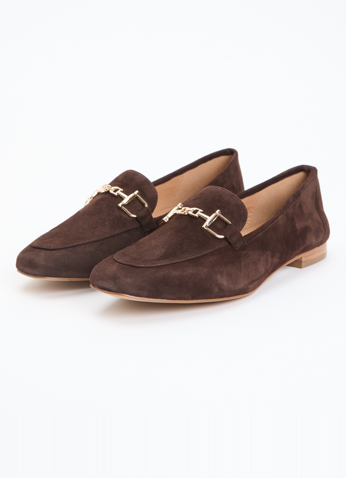 Dune London Grained loafer - detail 3 donkerbruin