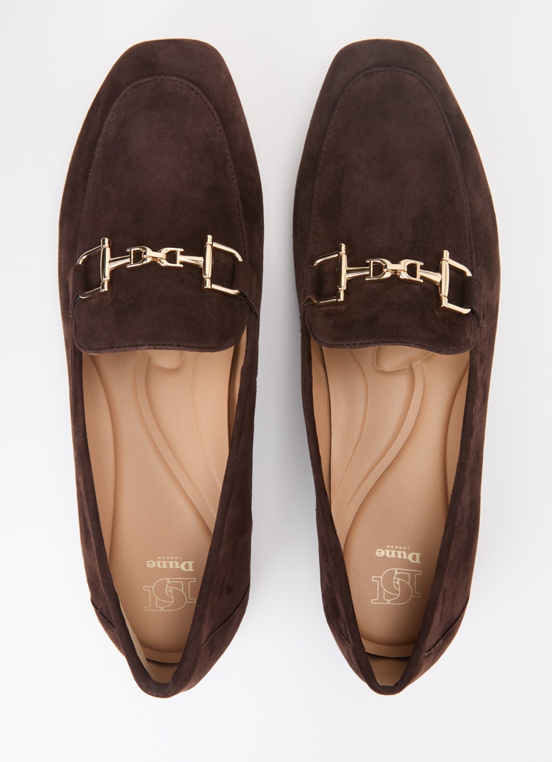 Dune London Grained loafer - detail 4 donkerbruin
