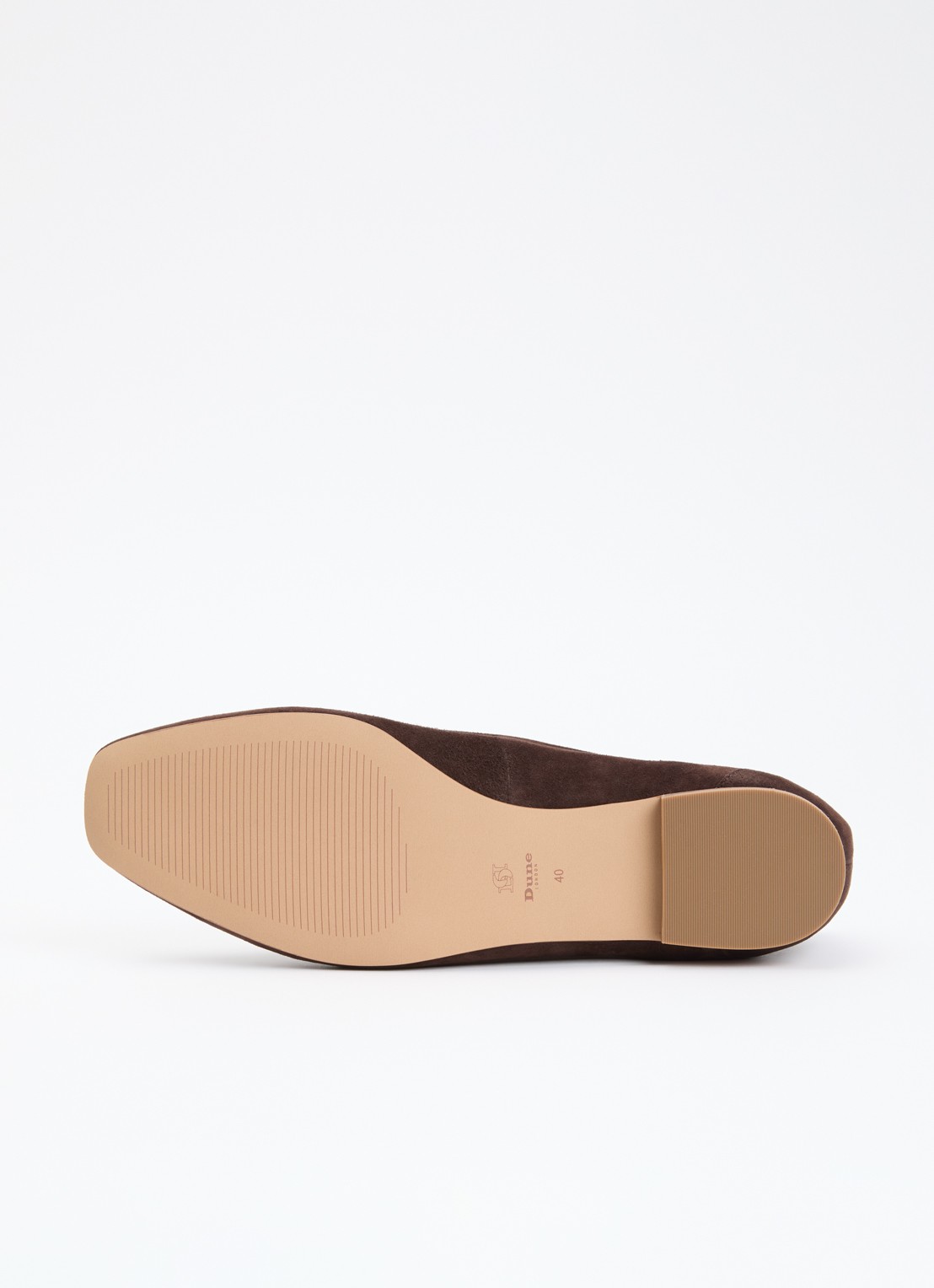 Dune London Grained loafer - detail 5 donkerbruin