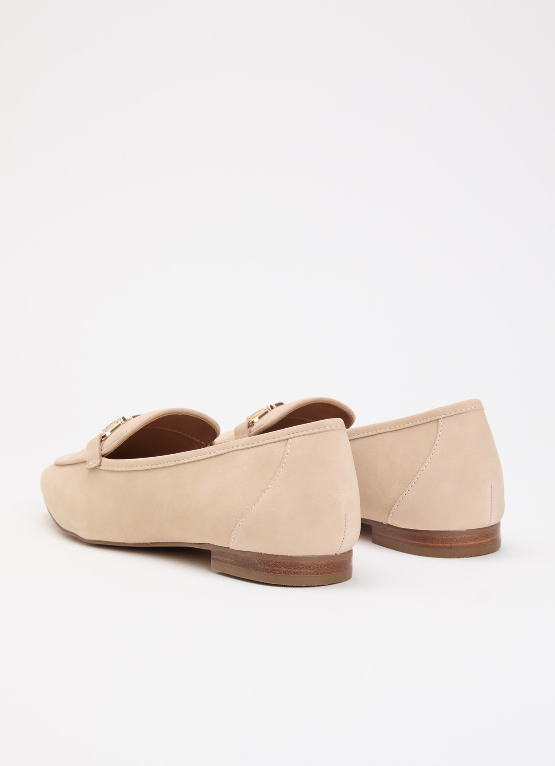 Dune London Grained loafer - achterkant 5 beige