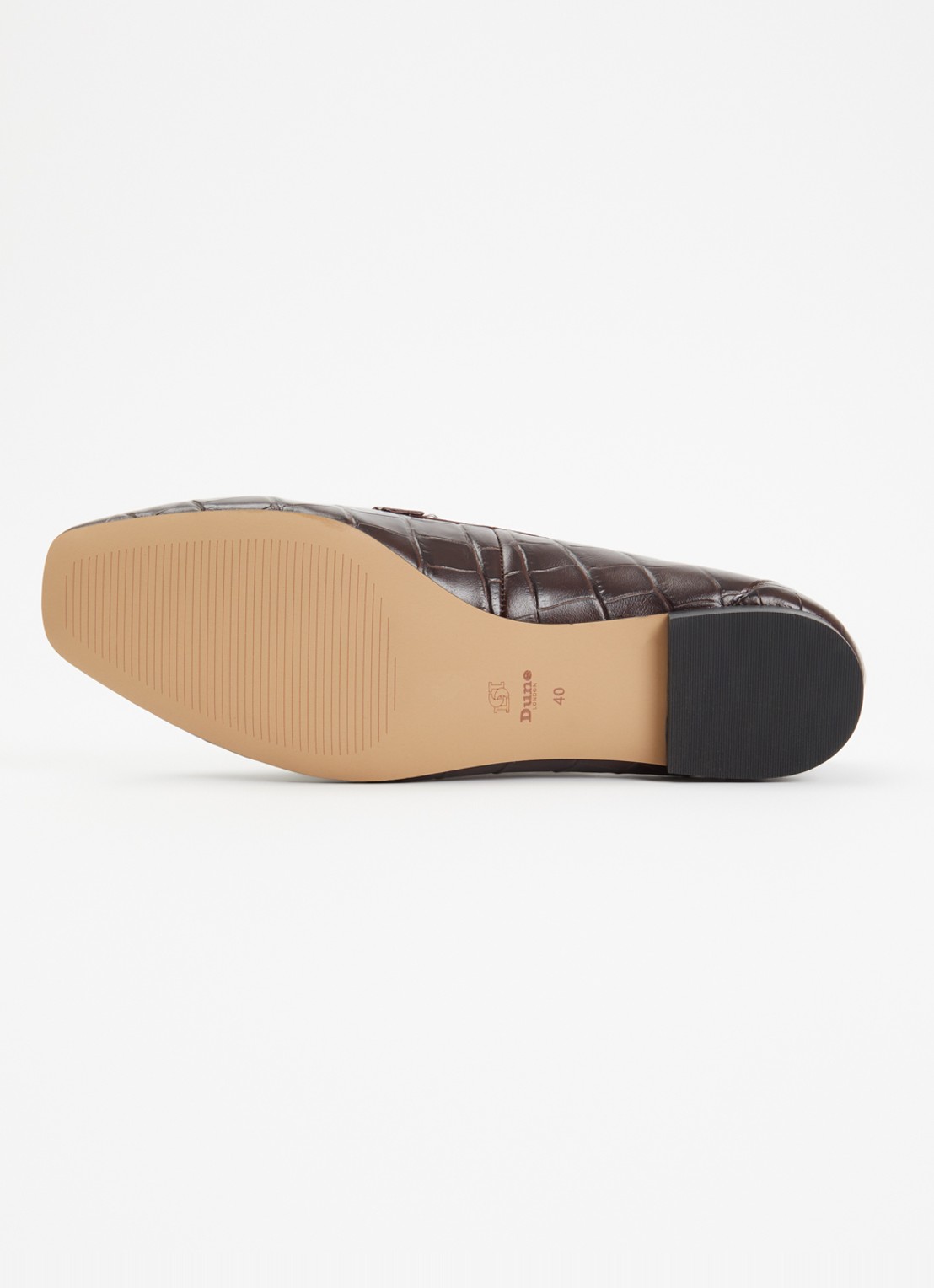 Dune London Grained loafer - detail 3 bruin