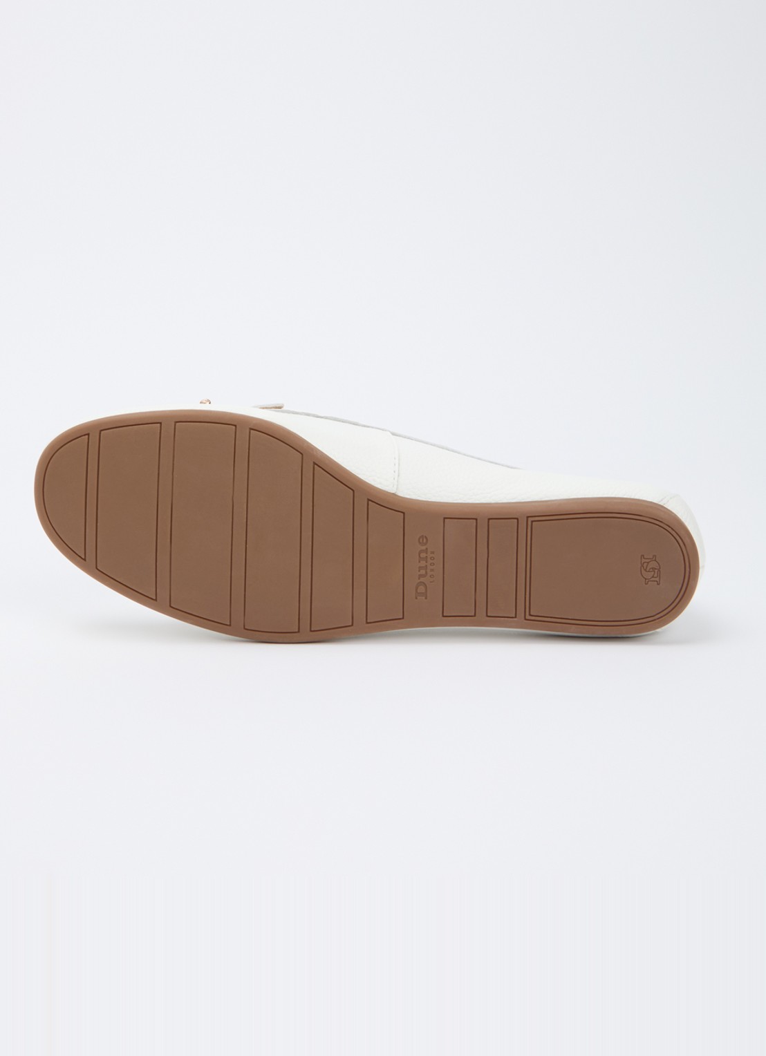 Dune London Grier mocassin van leer - detail 5 wit
