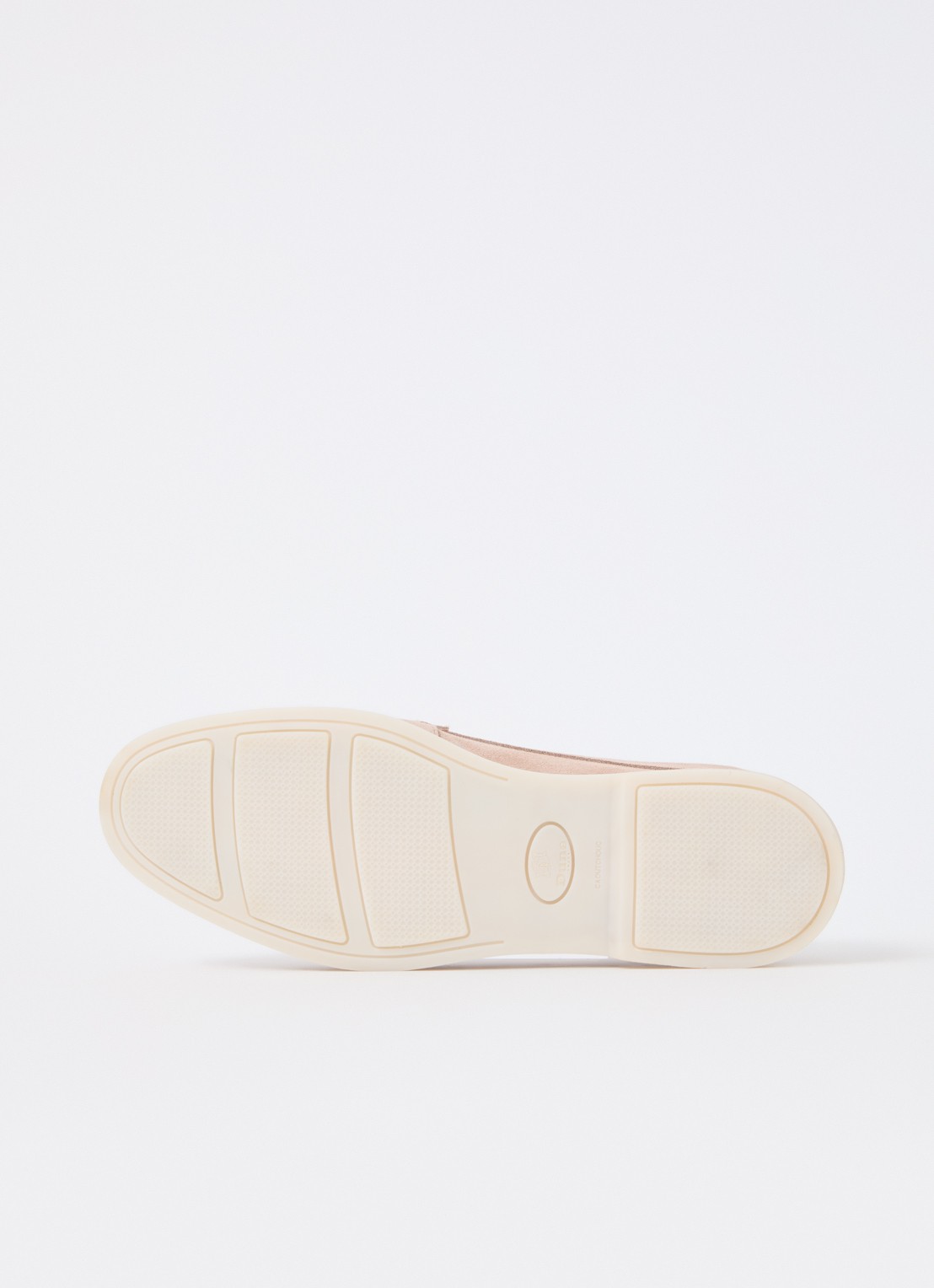 Dune London Grinning loafer van suède - detail 5 oudroze