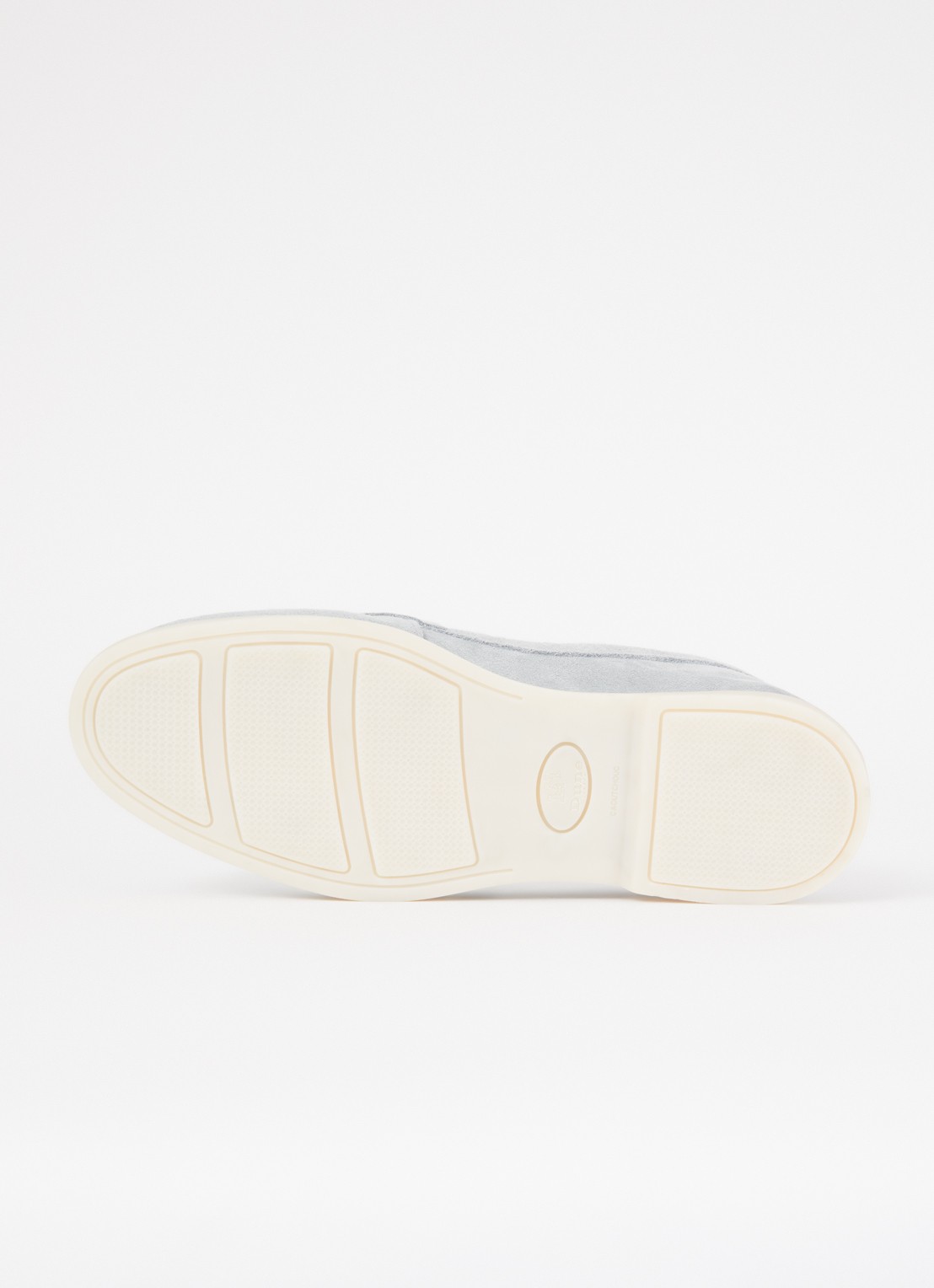 Dune London Grinning loafer van suède - detail 7 blauwgrijs