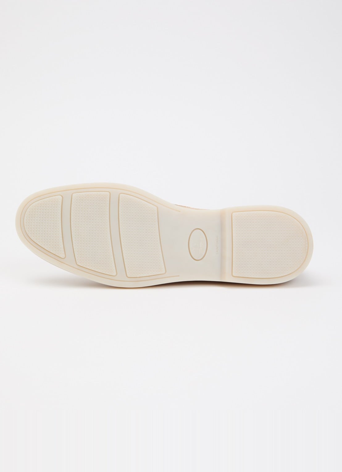 Dune London Grinning loafer van suède - detail 3 zand