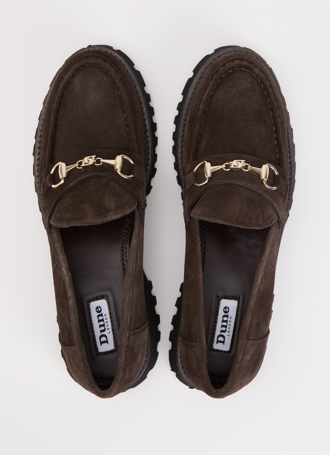 Dune London Grissinis T loafer - detail 4 donkerbruin
