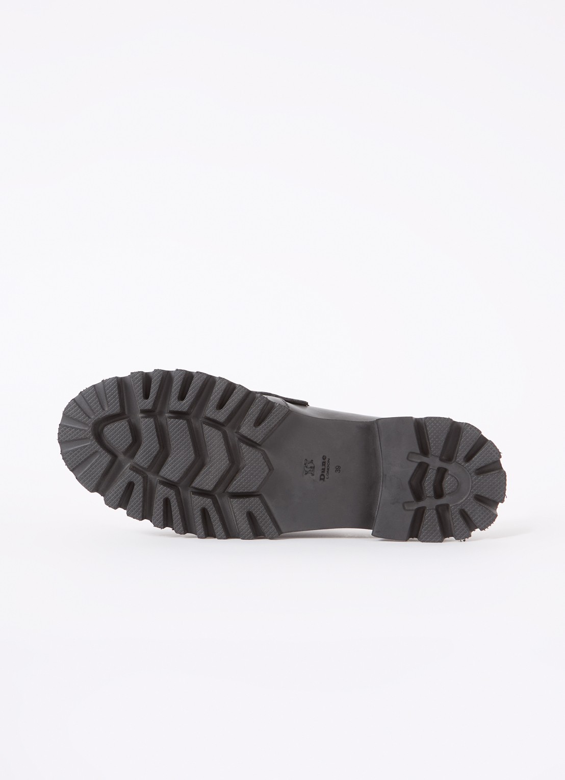 Dune London Groundbreaking loafer van leer - detail 4 zwart