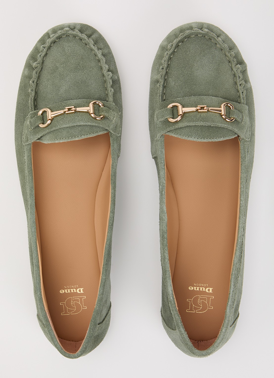 Dune London Guno loafer - detail 4 groen