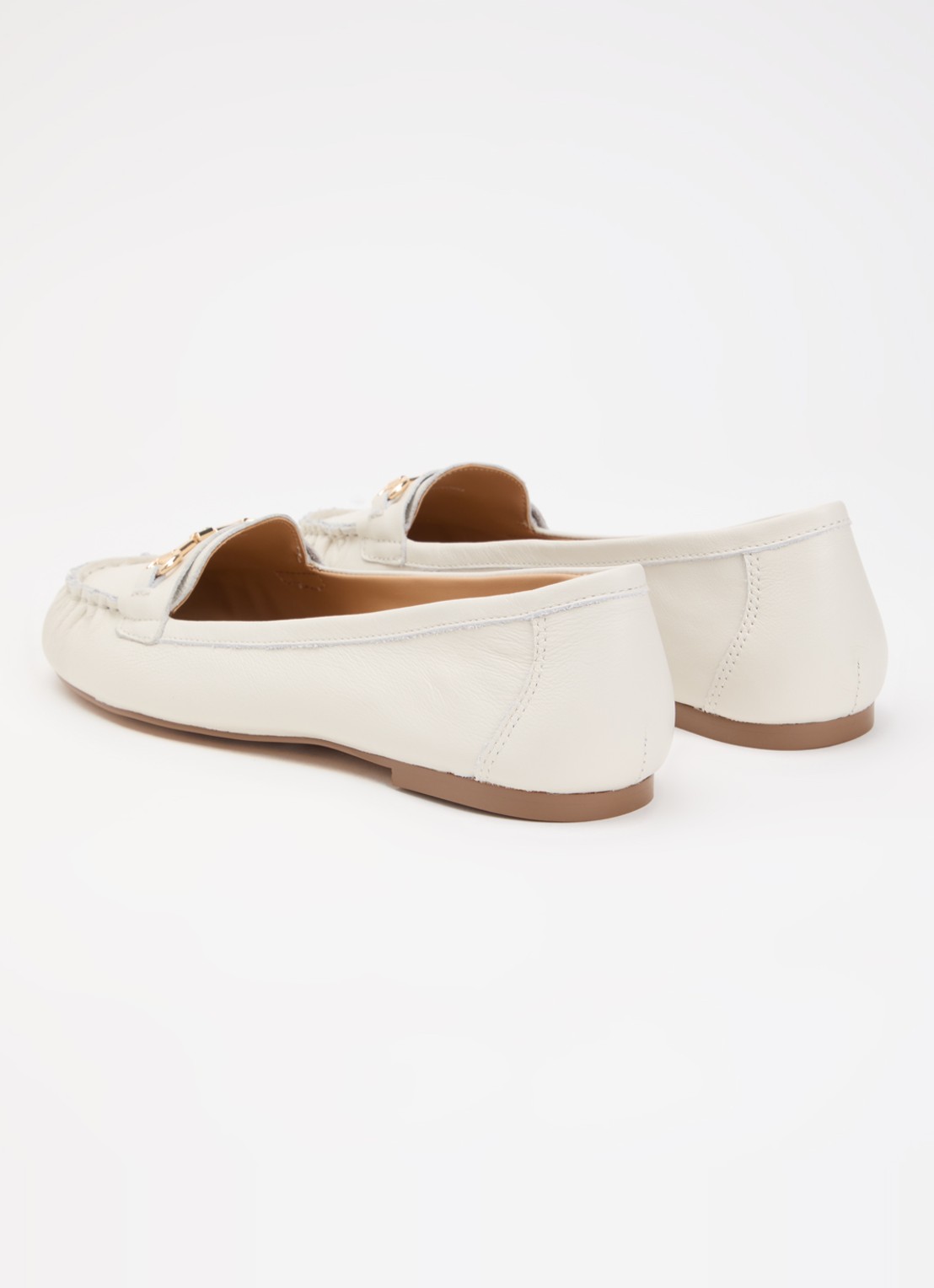 Dune London Guno loafer - achterkant 5 wit