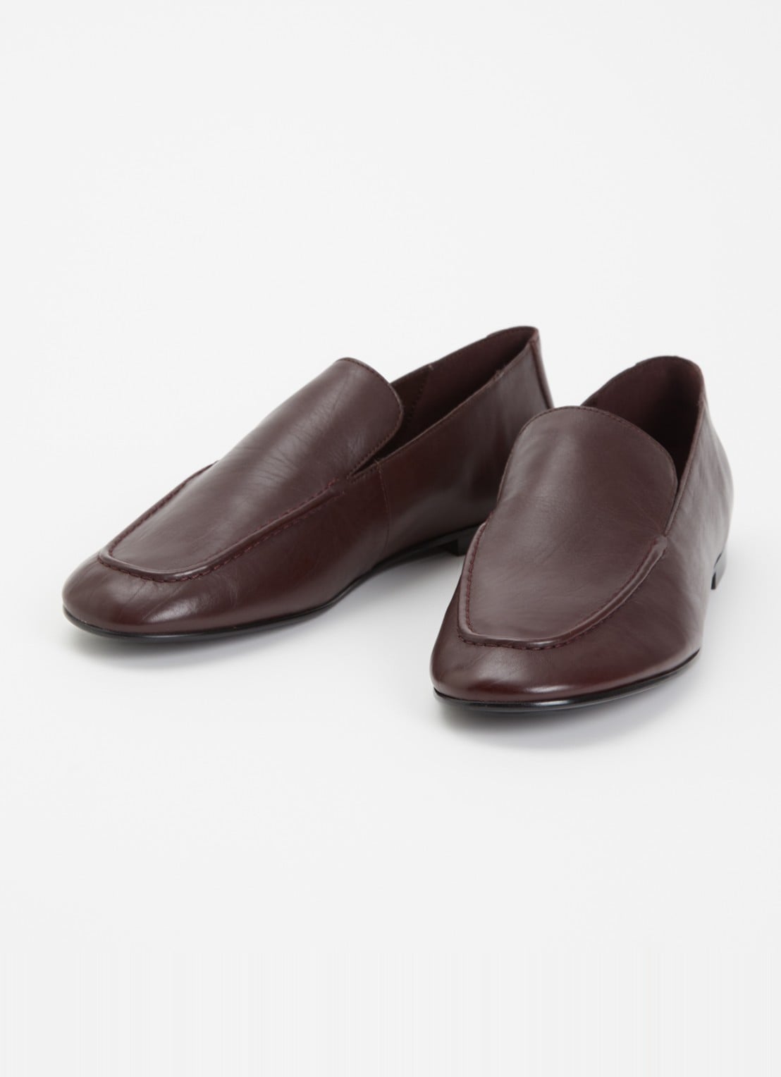 Dune London Gurl loafer van leer - detail 3 bordeauxrood