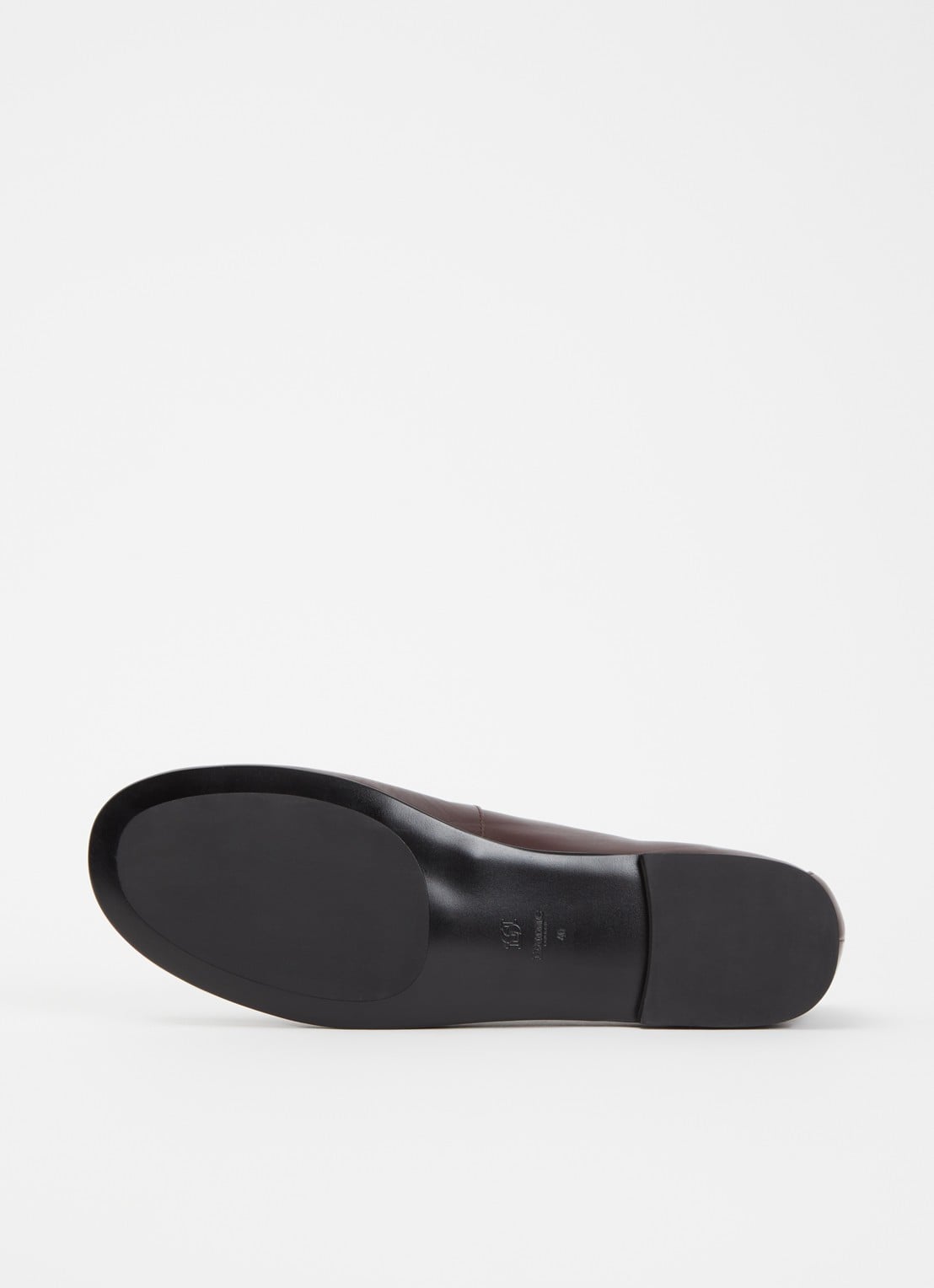 Dune London Gurl loafer van leer - detail 5 bordeauxrood