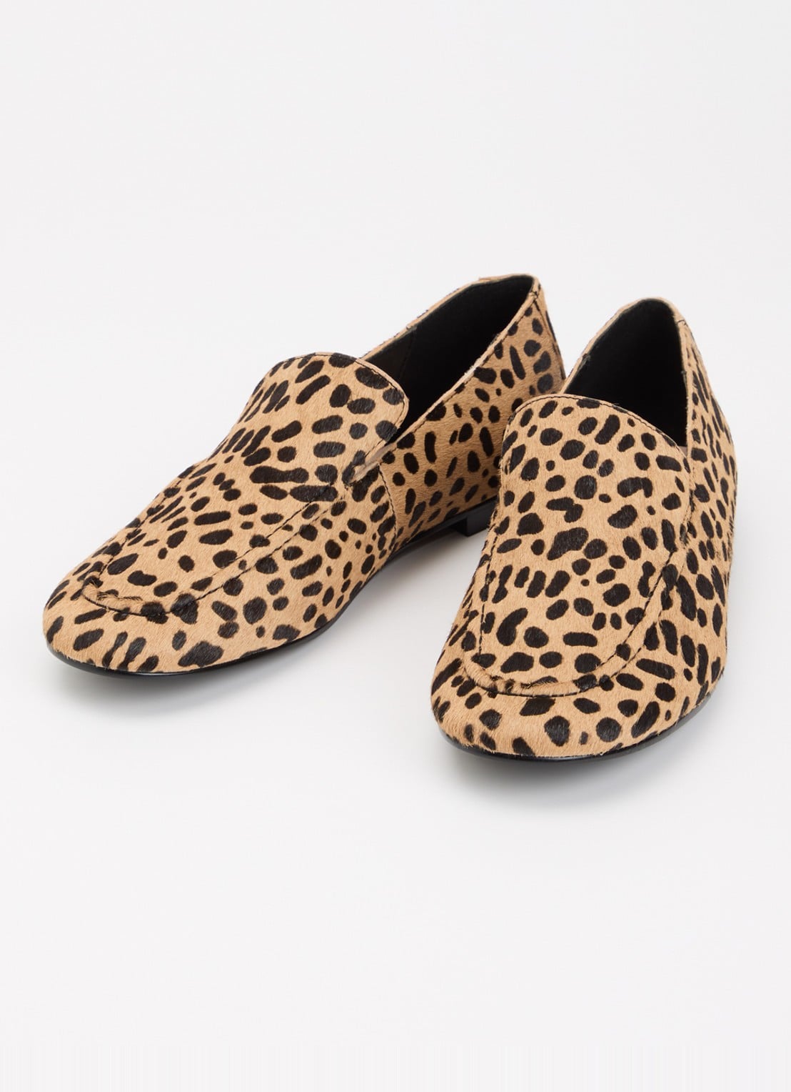 Dune London Gurl loafer van leer - detail bruin