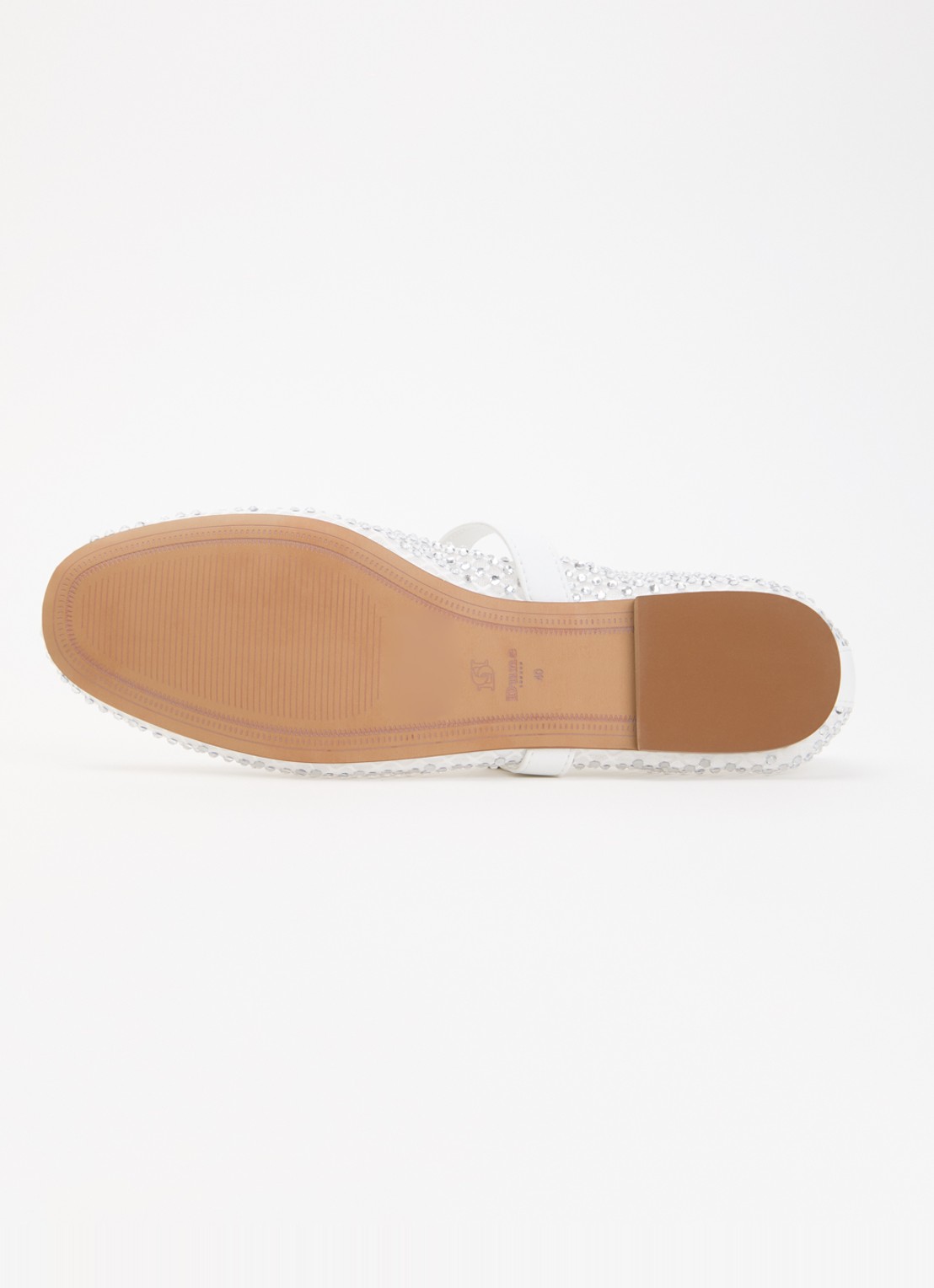 Dune London Haislee ballerina met gestrikt detail - detail 4 wit