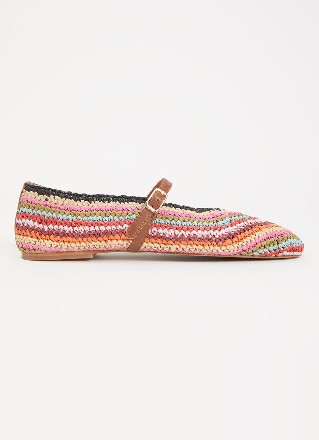 Dune London Haloha ballerina - voorkant multicolor