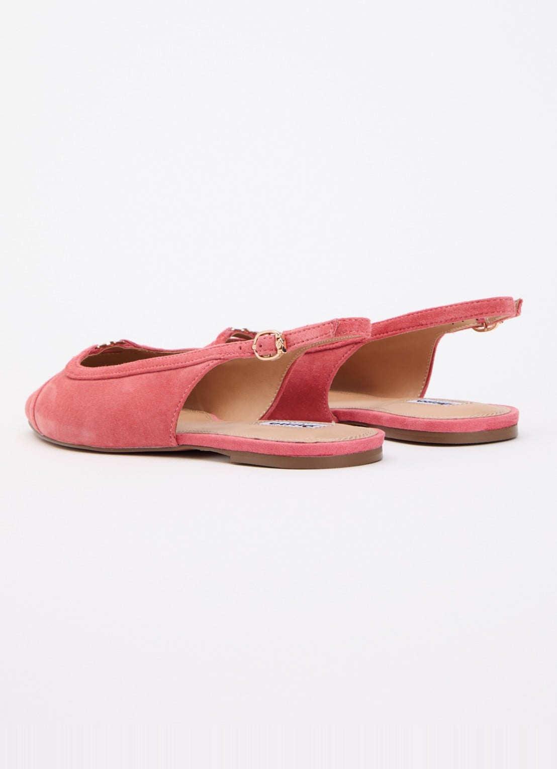 Dune London Hanna slingback van suède - achterkant 4 oudroze