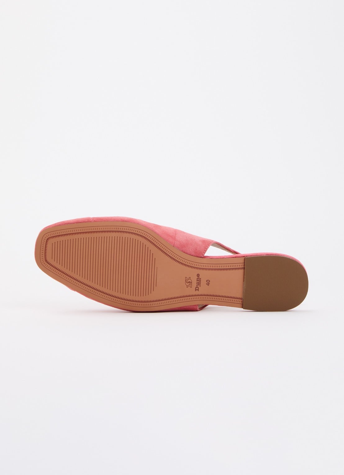 Dune London Hanna slingback van suède - detail 3 oudroze