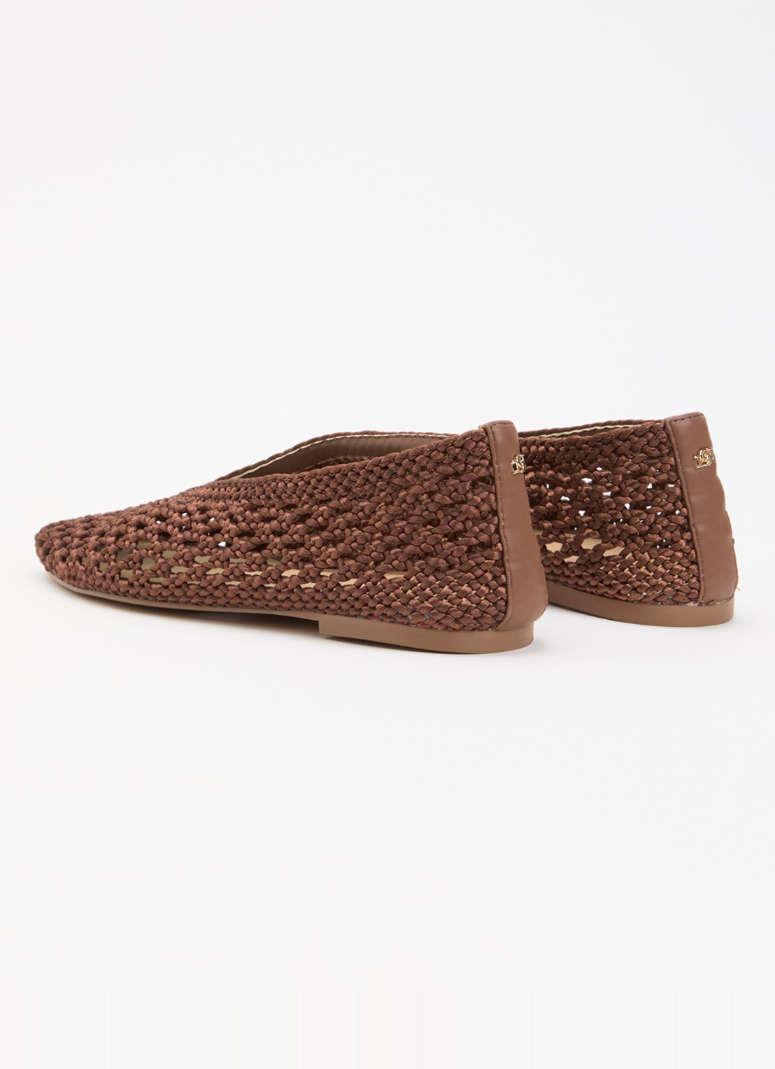 Dune London Harleyn ballerina  - achterkant 4 bruin