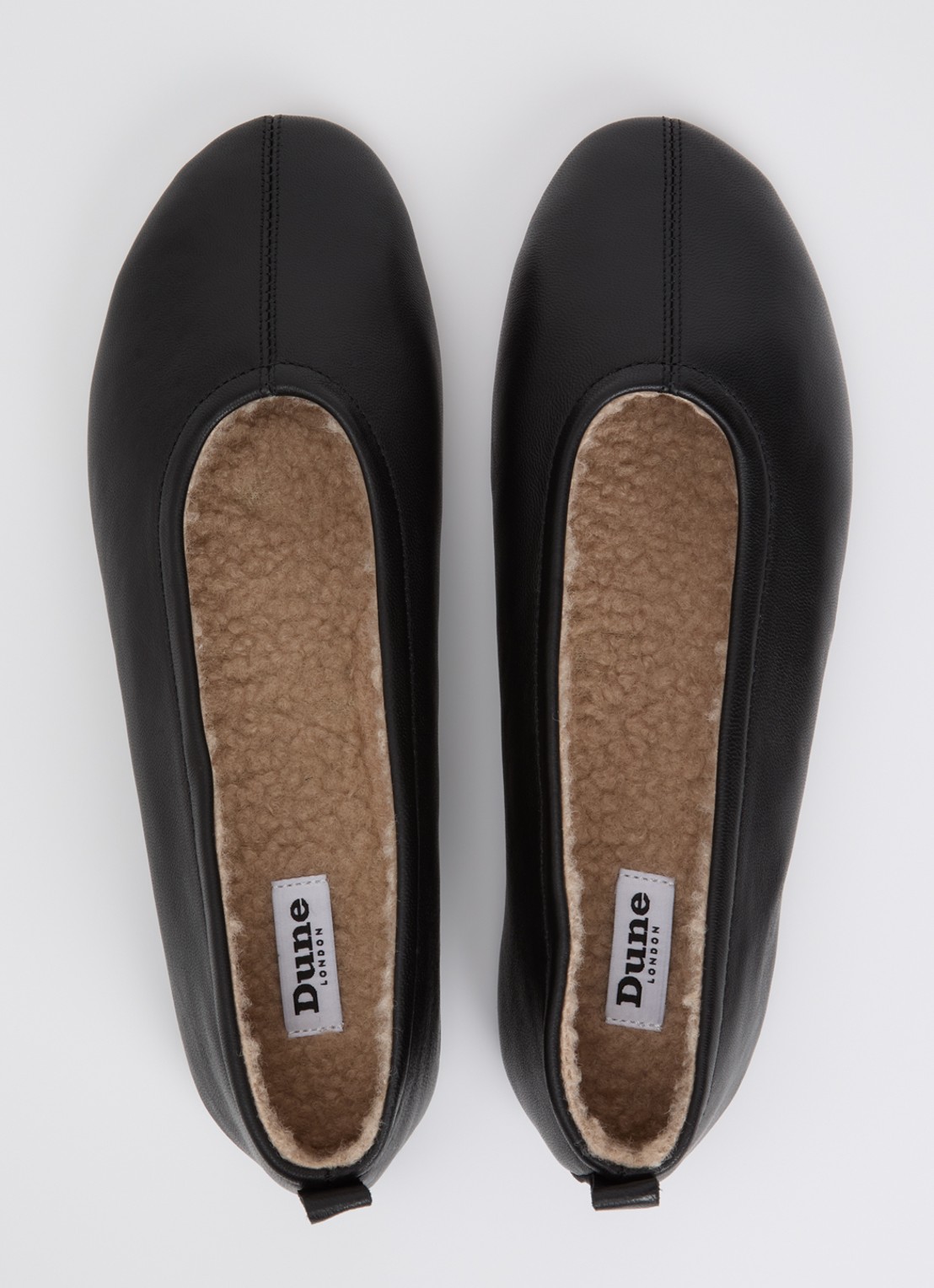 Dune London Harliee ballerina  - detail 3 zwart