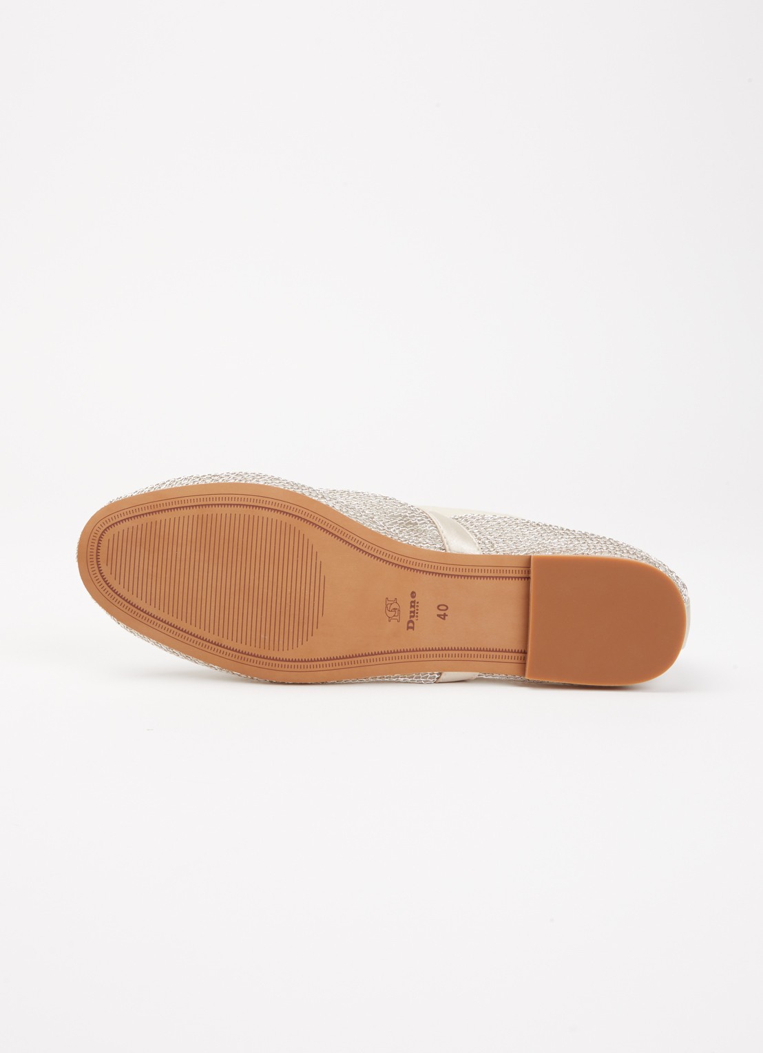 Dune London Headline ballerina  - detail 3 goud
