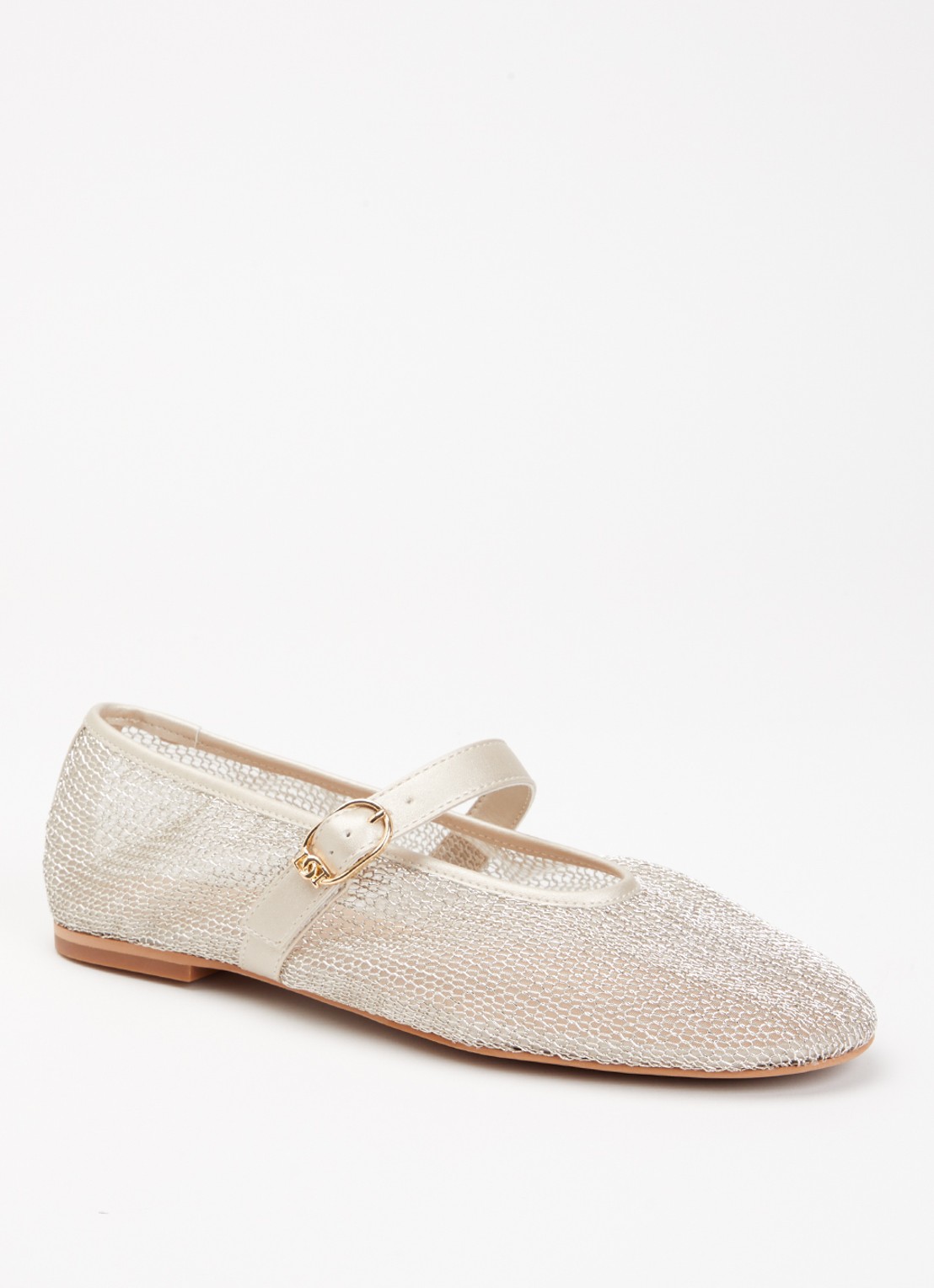 Dune London Headline ballerina  - voorkant 5 goud