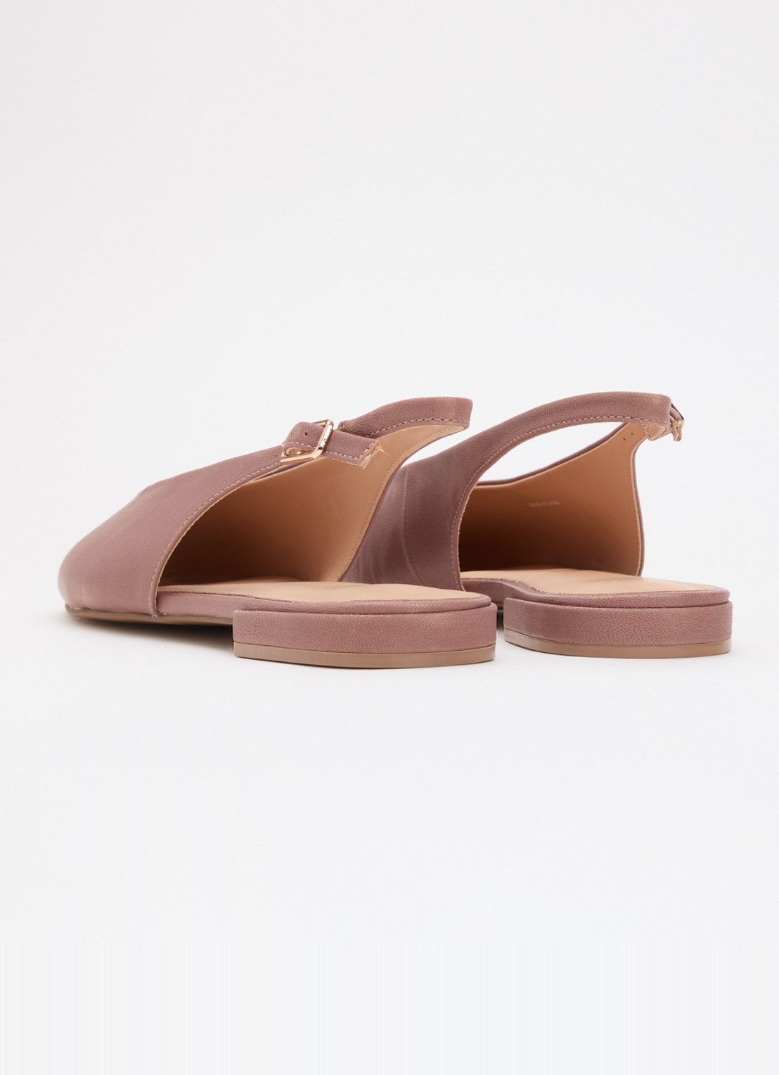 Dune London Heartbeat slingback van leer - achterkant 2 oudroze