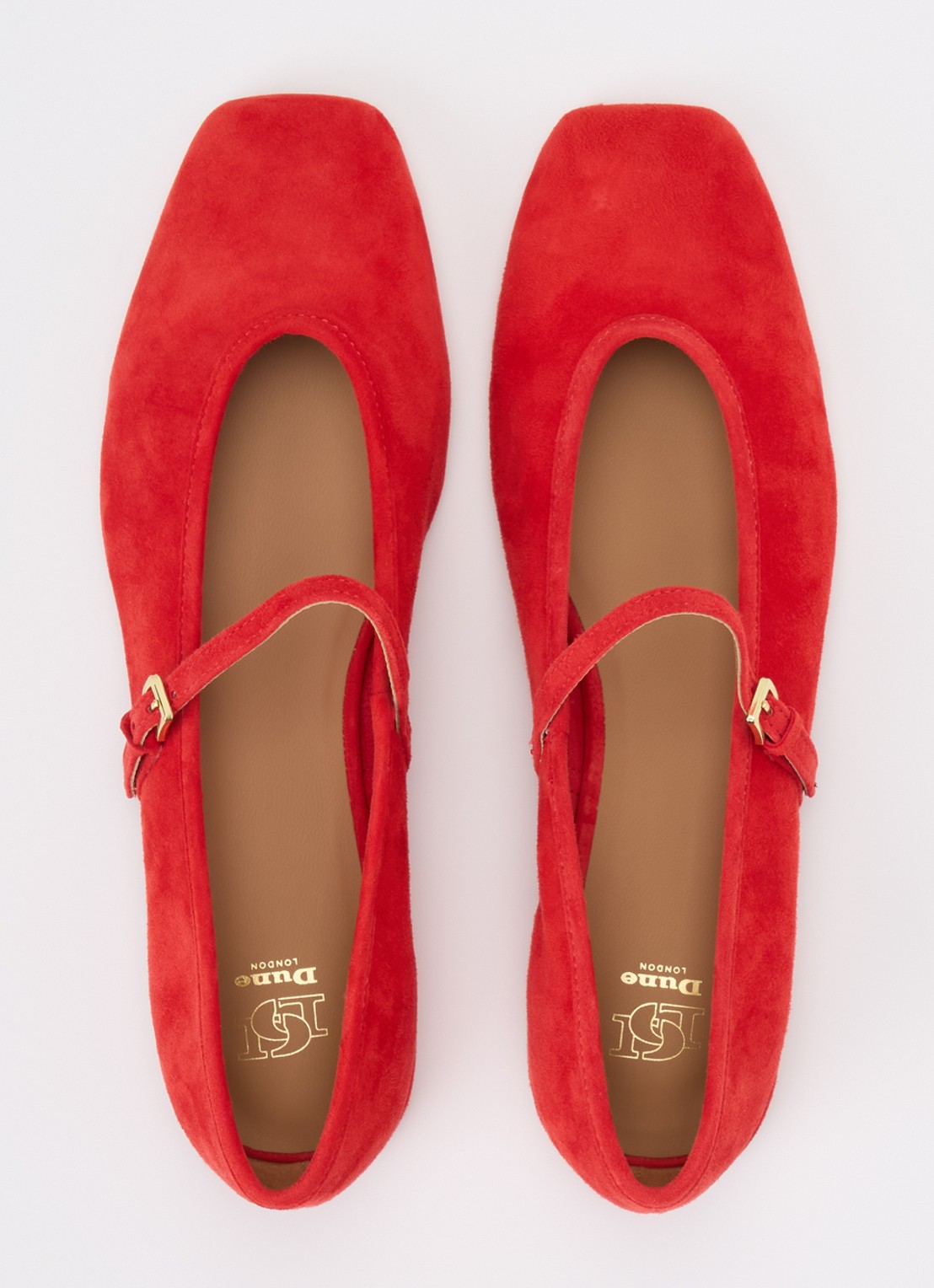 Dune London Hearthrob ballerina  - detail 4 rood