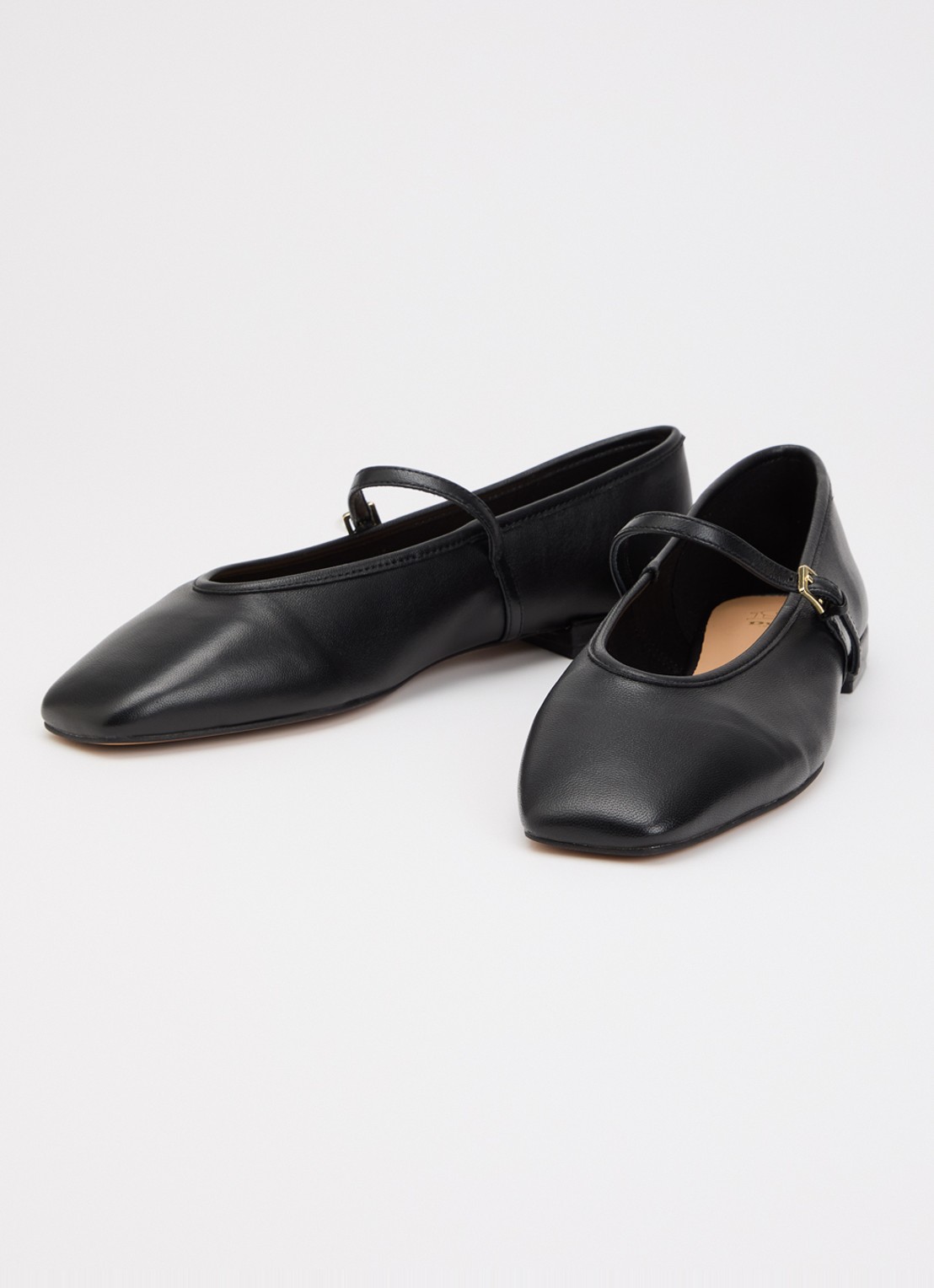 Dune London Hearthrob ballerina  - detail zwart