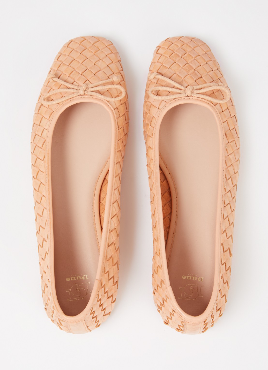Dune London Heat ballerina - detail 4 zalmroze