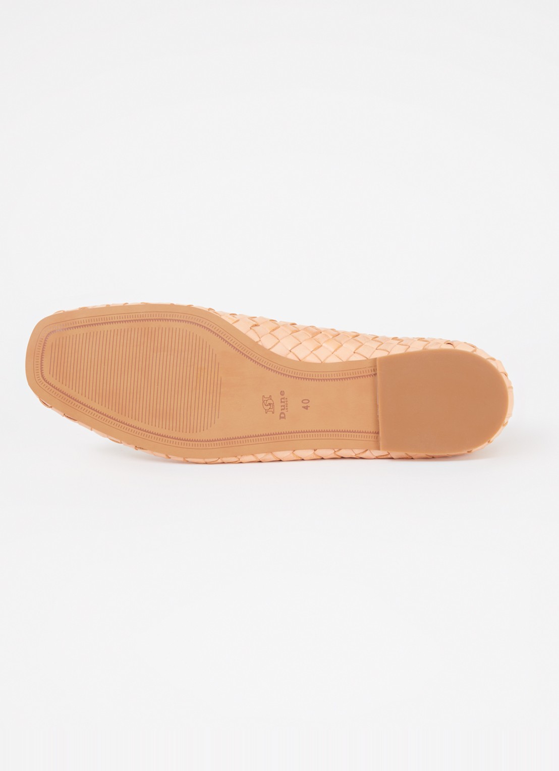 Dune London Heat ballerina - detail 5 zalmroze