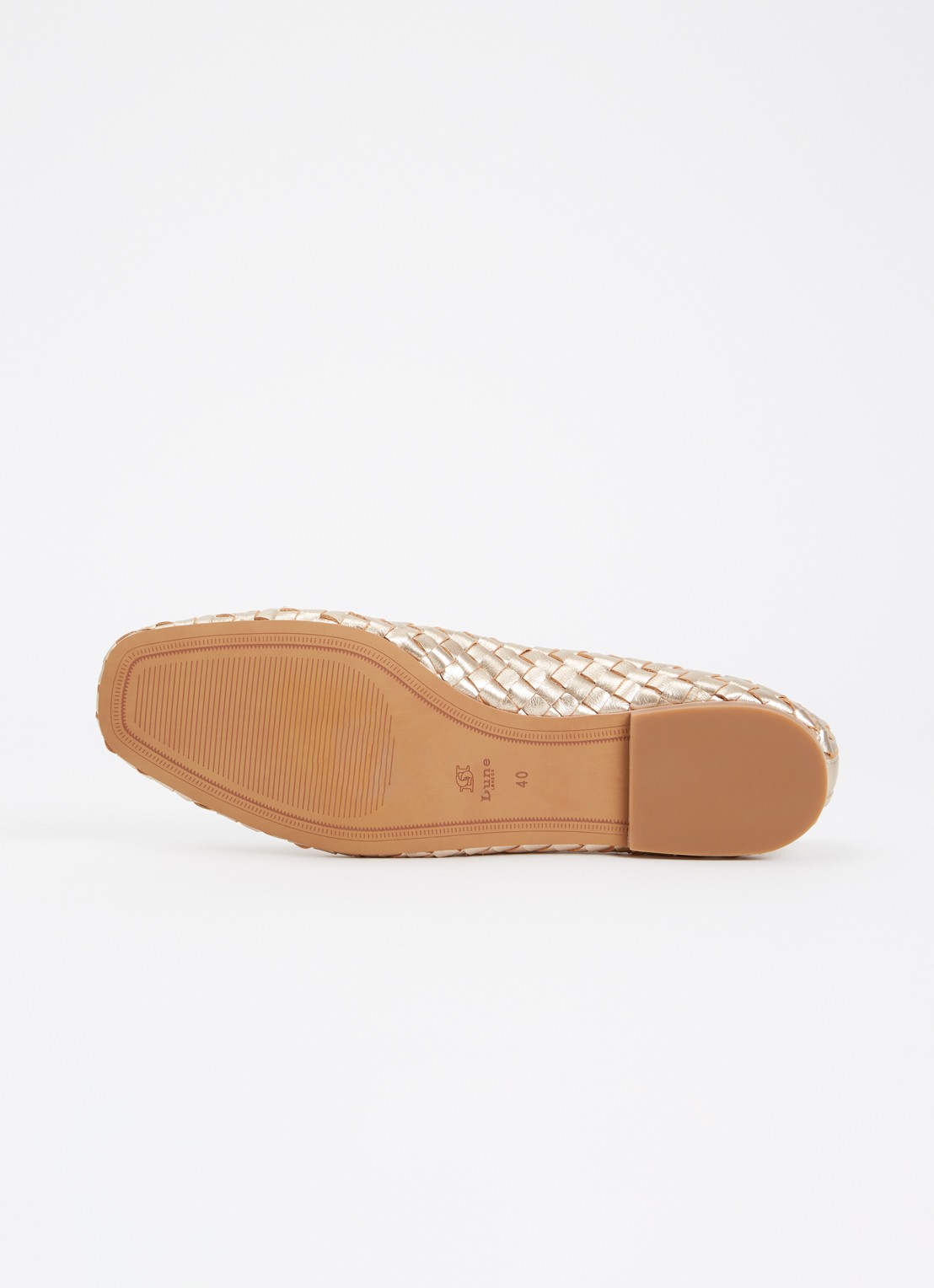 Dune London Heat ballerina - detail 5 goud