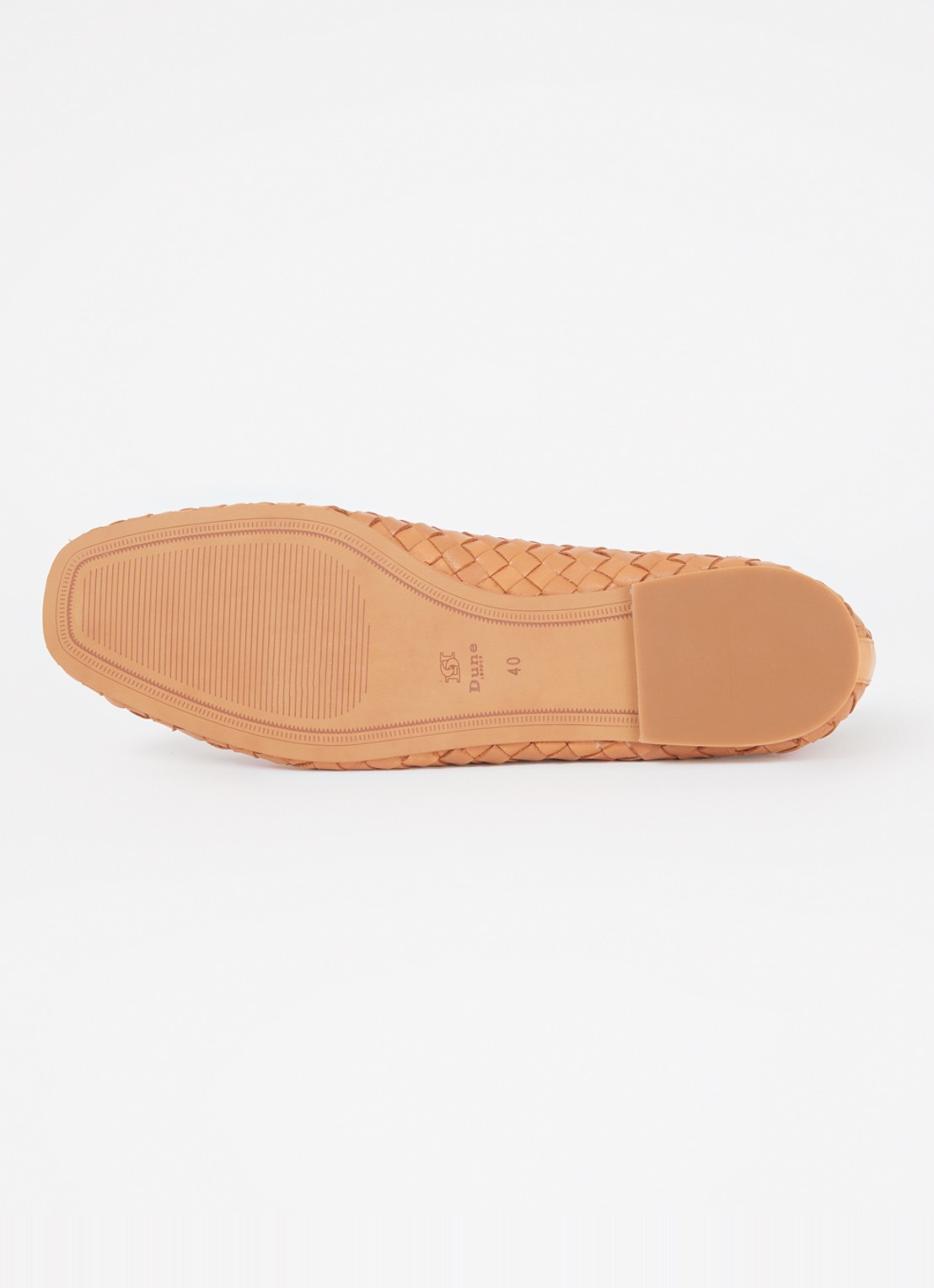 Dune London Heat ballerina - detail 3 cognac