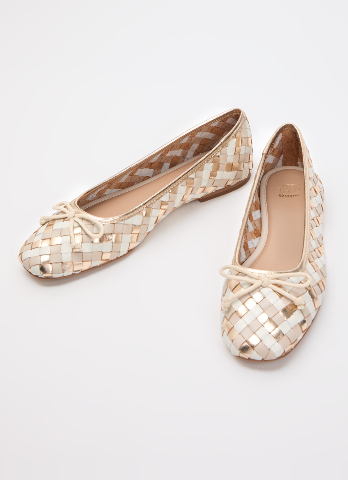 Dune London Heat ballerina - detail 3 beige