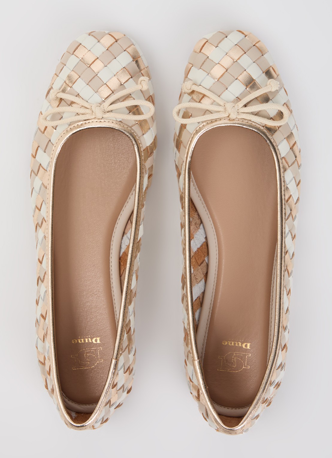 Dune London Heat ballerina - detail 4 beige
