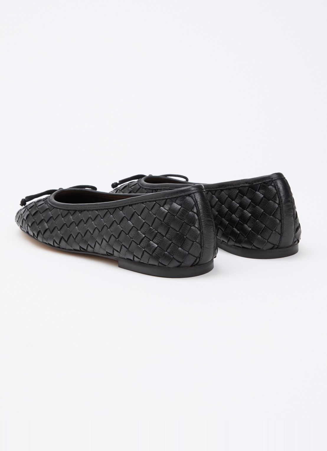 Dune London Heat ballerina - achterkant 5 zwart