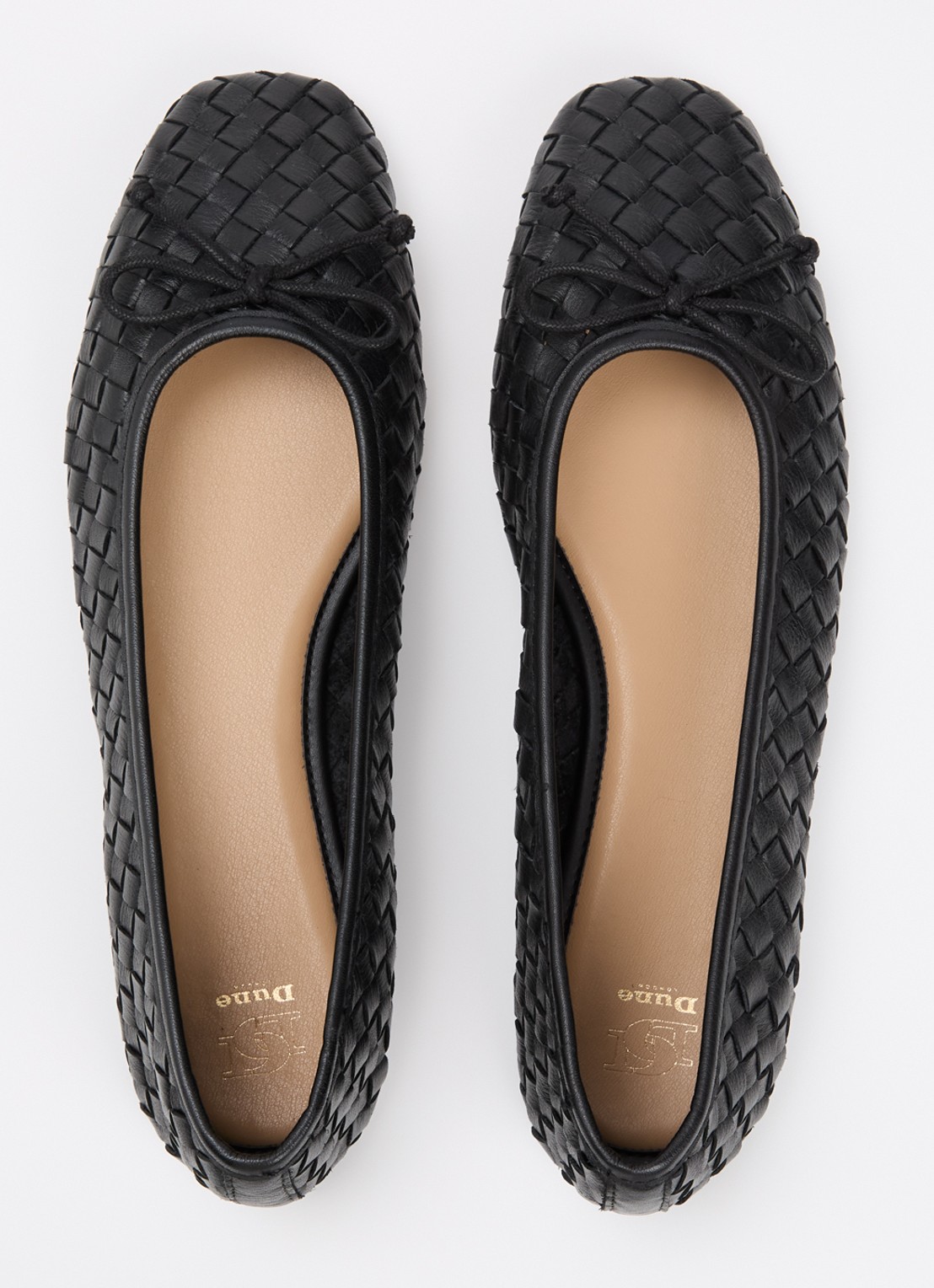 Dune London Heat ballerina - detail 3 zwart