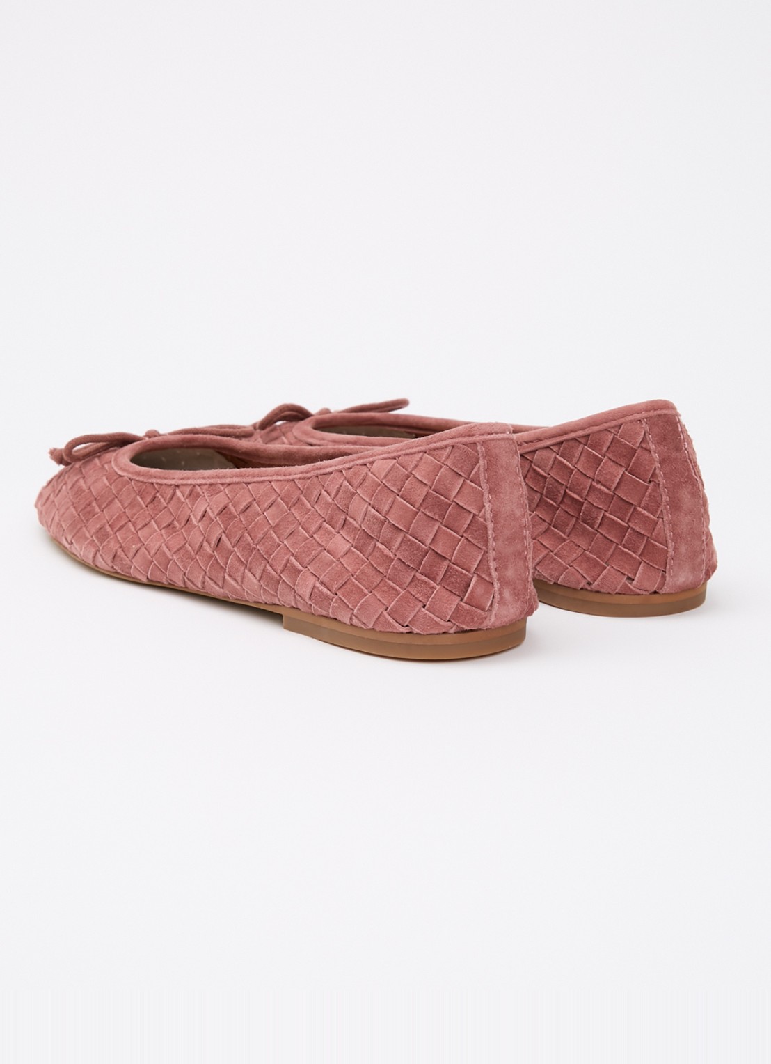 Dune London Heat ballerina - achterkant 4 oudroze