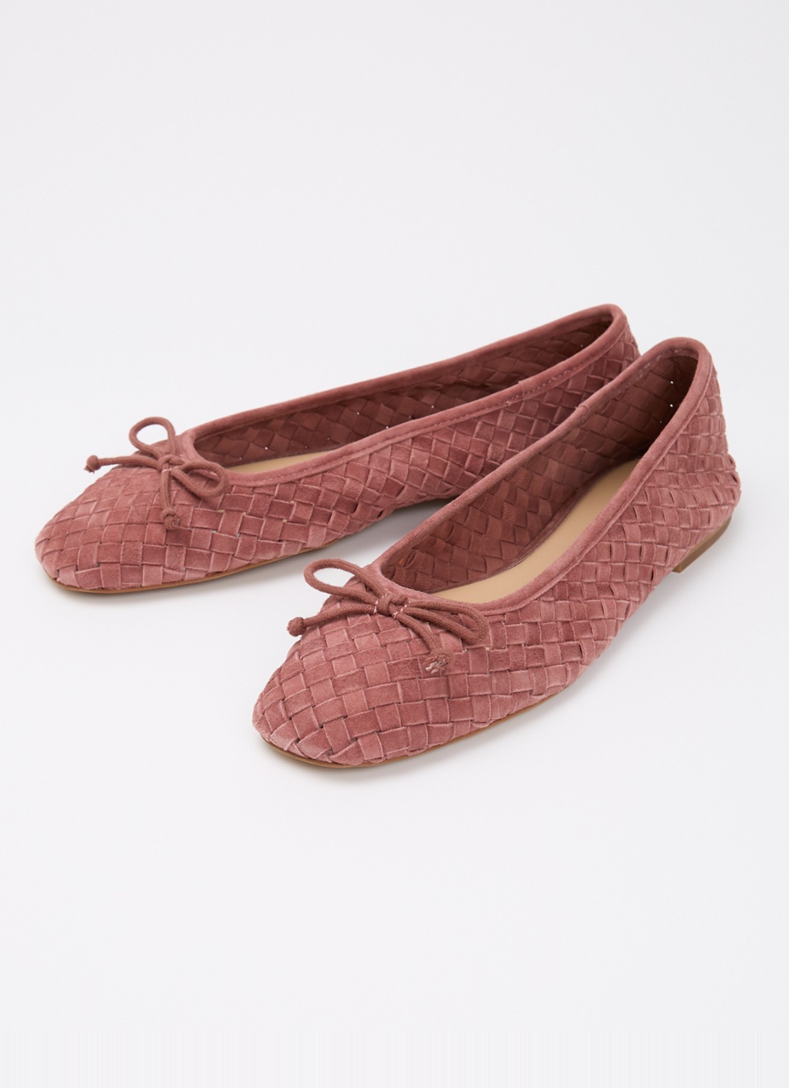 Dune London Heat ballerina - detail oudroze