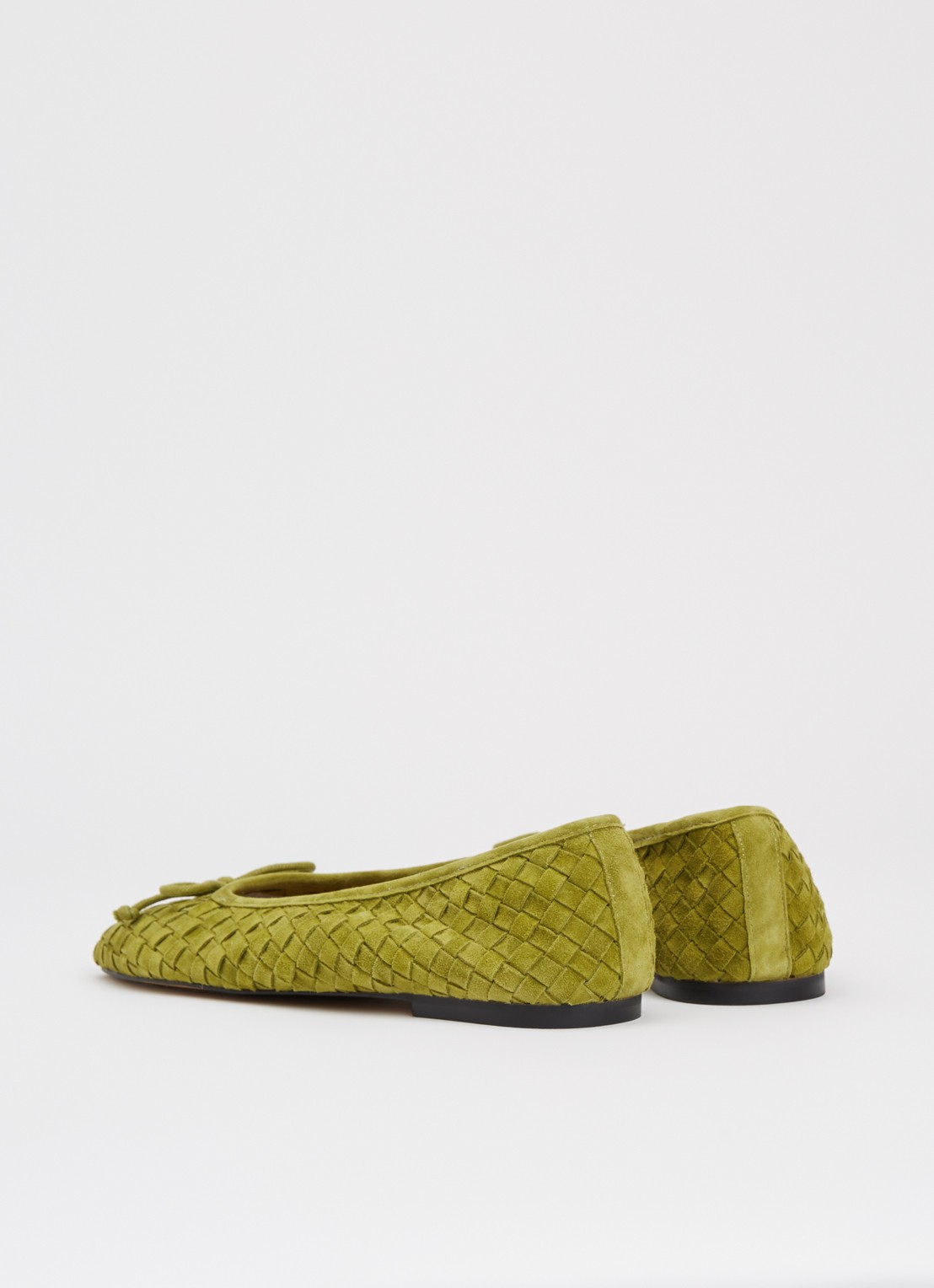 Dune London Heat ballerina - achterkant groen