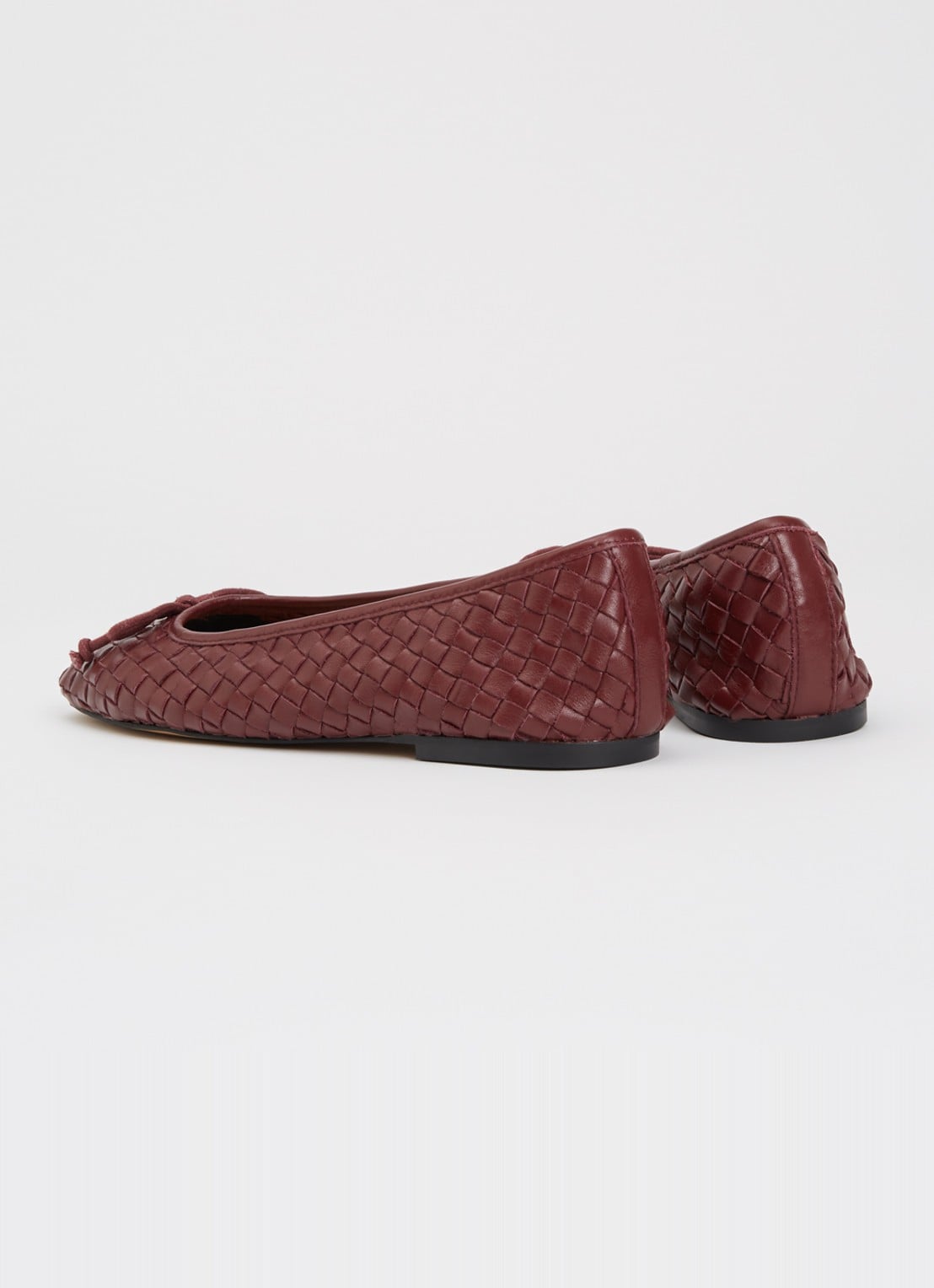 Dune London Heat ballerina - achterkant 5 bordeauxrood