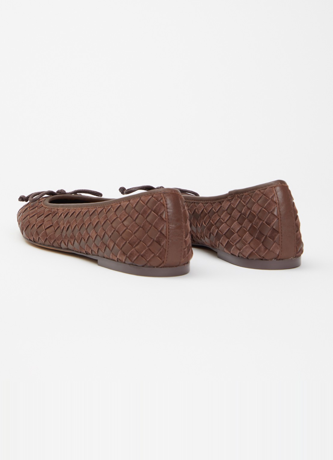 Dune London Heat ballerina - achterkant bruin