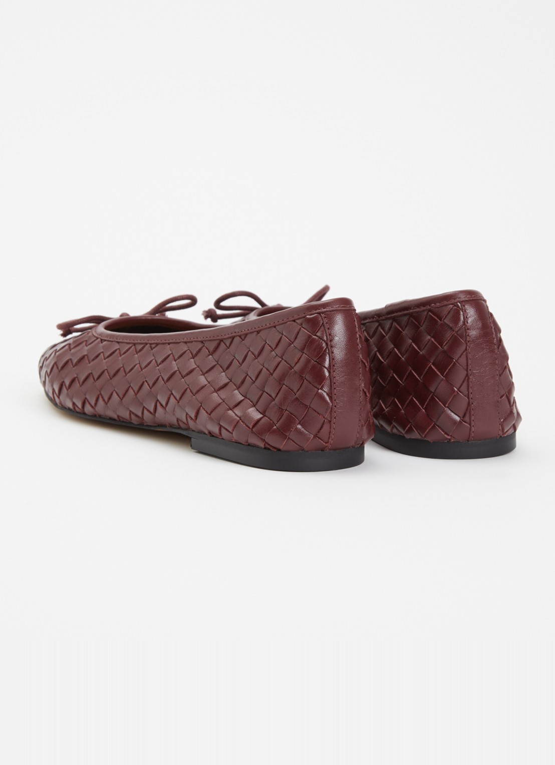 Dune London Heat ballerina - achterkant 7 bordeauxrood