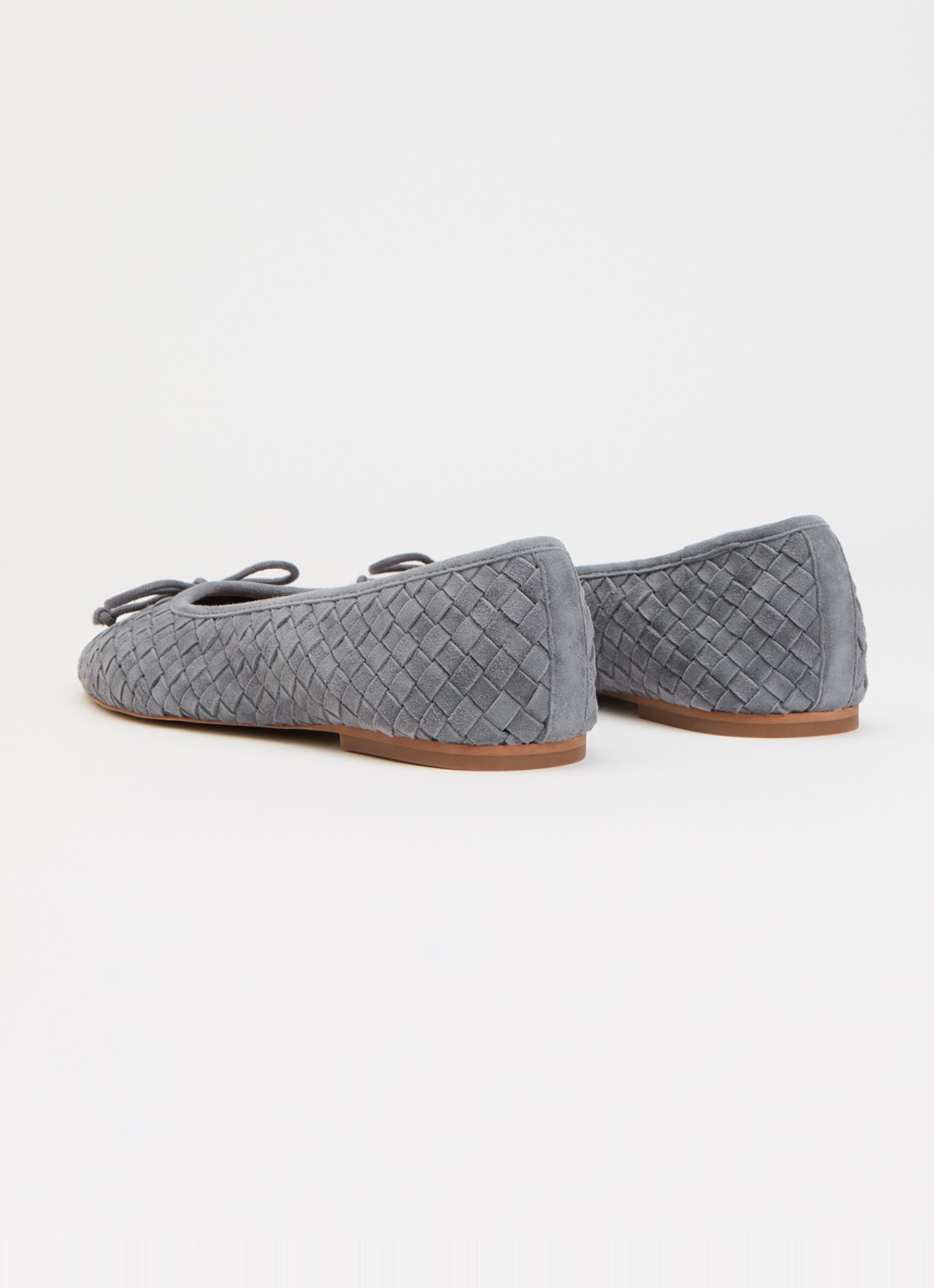 Dune London Heat ballerina - achterkant 4 grijs
