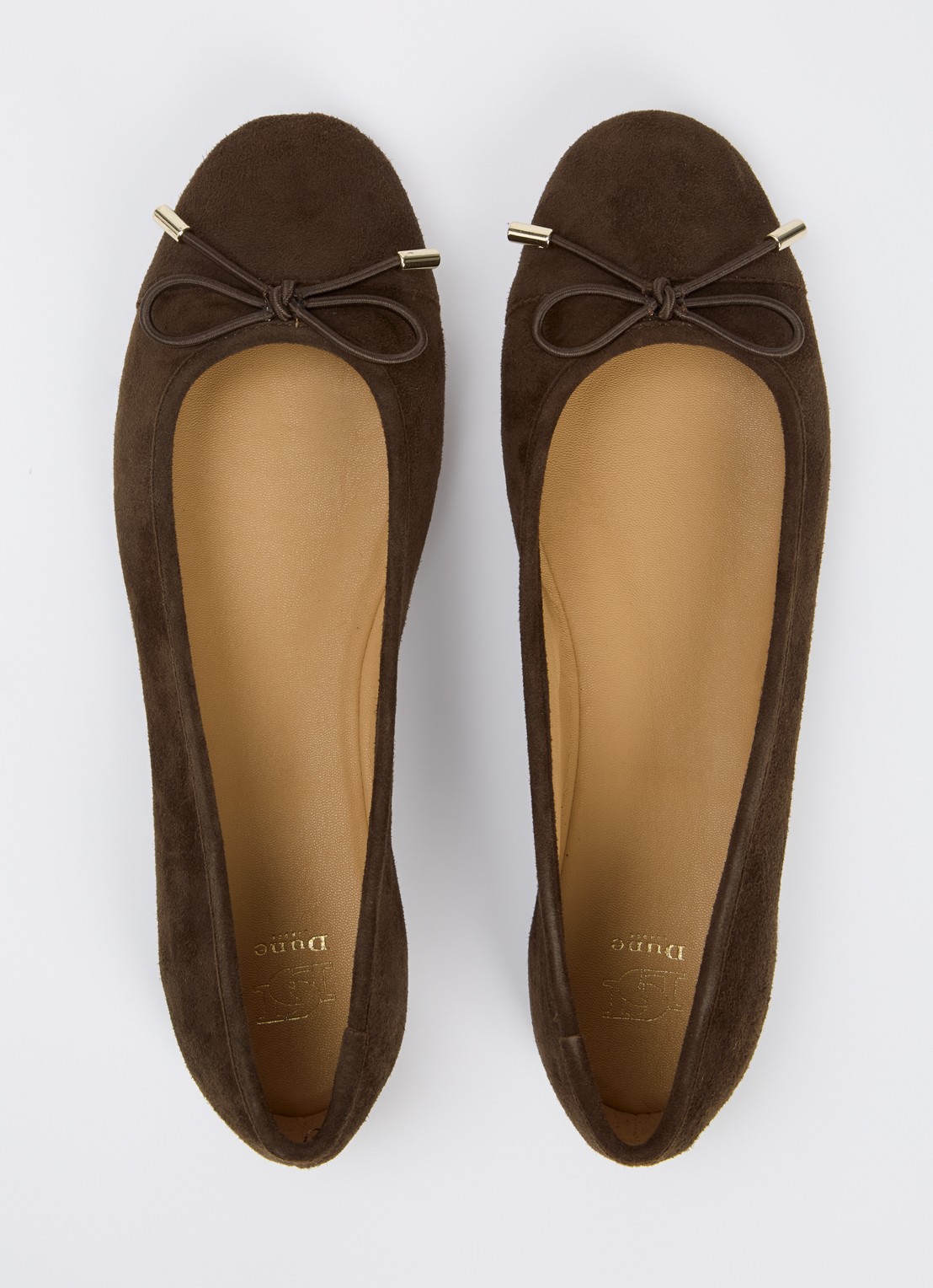 Dune London Highest ballerina met lakleren details - detail 4 bruin