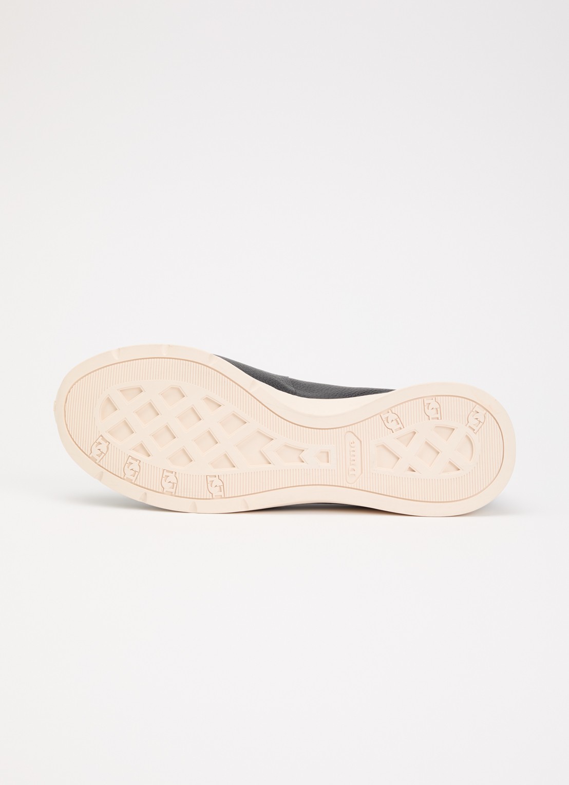 Dune London Highline ballerina van leer met metallic finish - detail 5 zwart