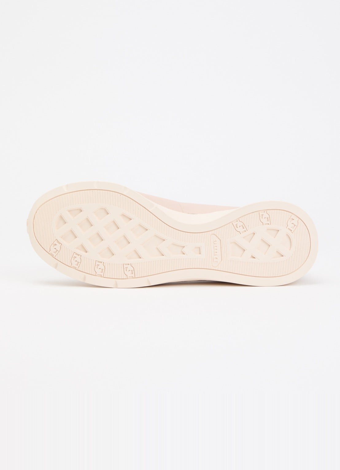 Dune London Highline ballerina van leer met metallic finish - detail 3 oudroze