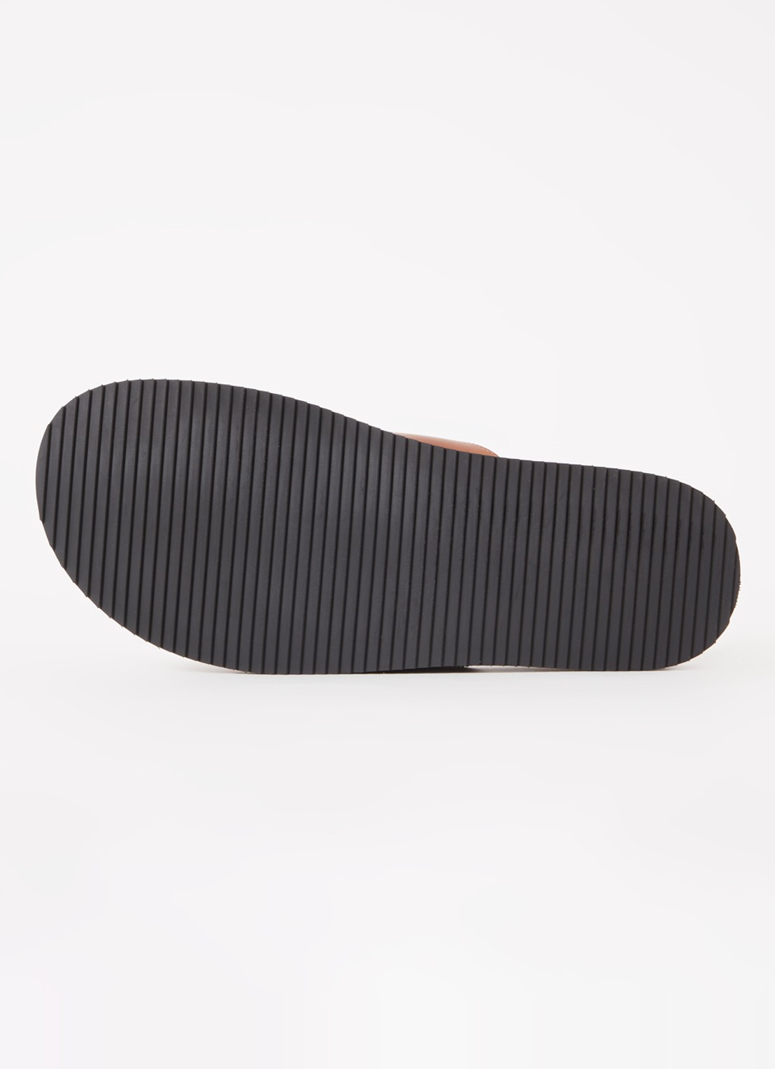 Dune London Insight slipper van leer - detail 5 cognac