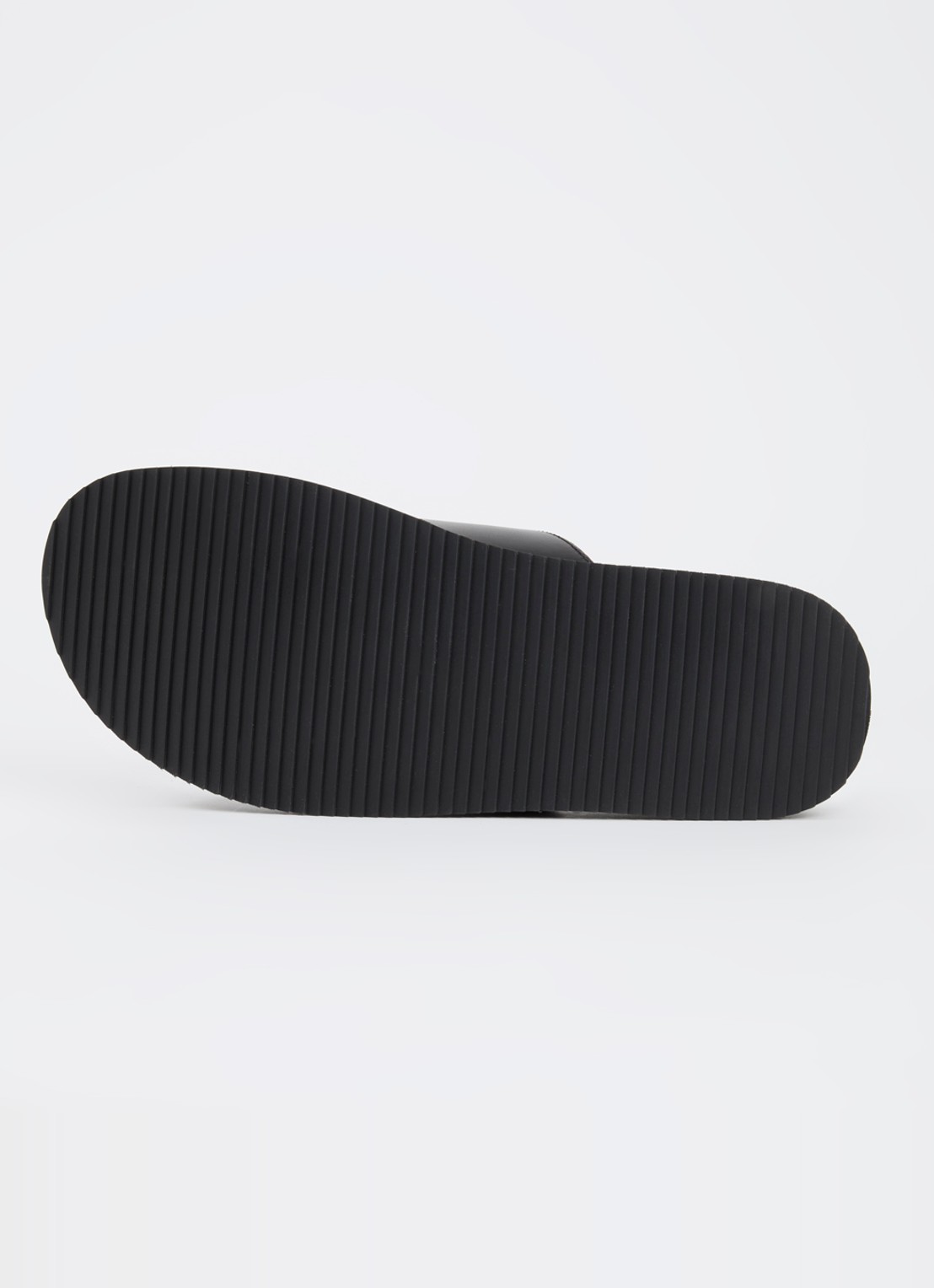 Dune London Insight slipper van leer - detail 3 zwart
