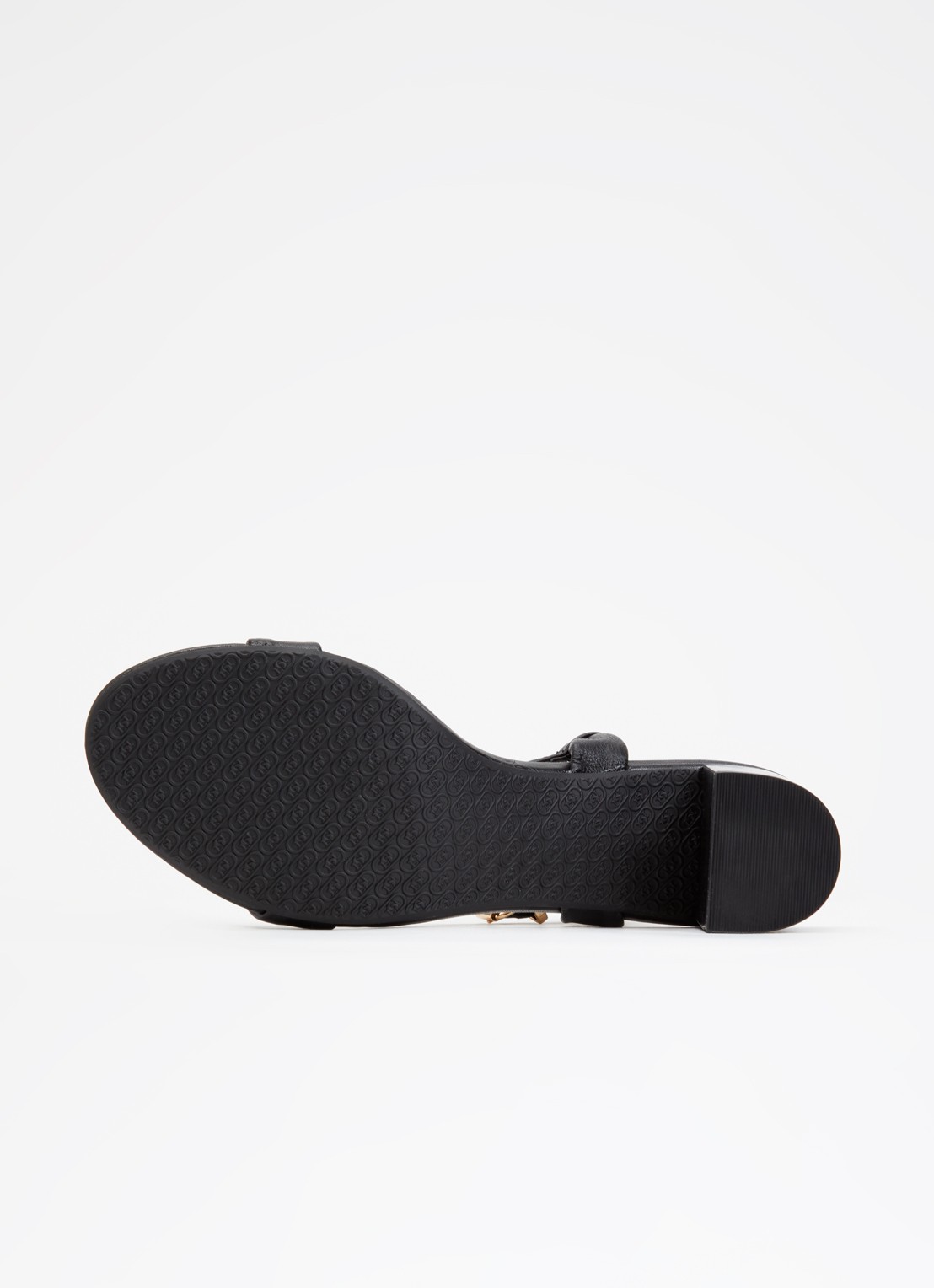 Dune London Jaliz sandalette van leer - detail 3 zwart