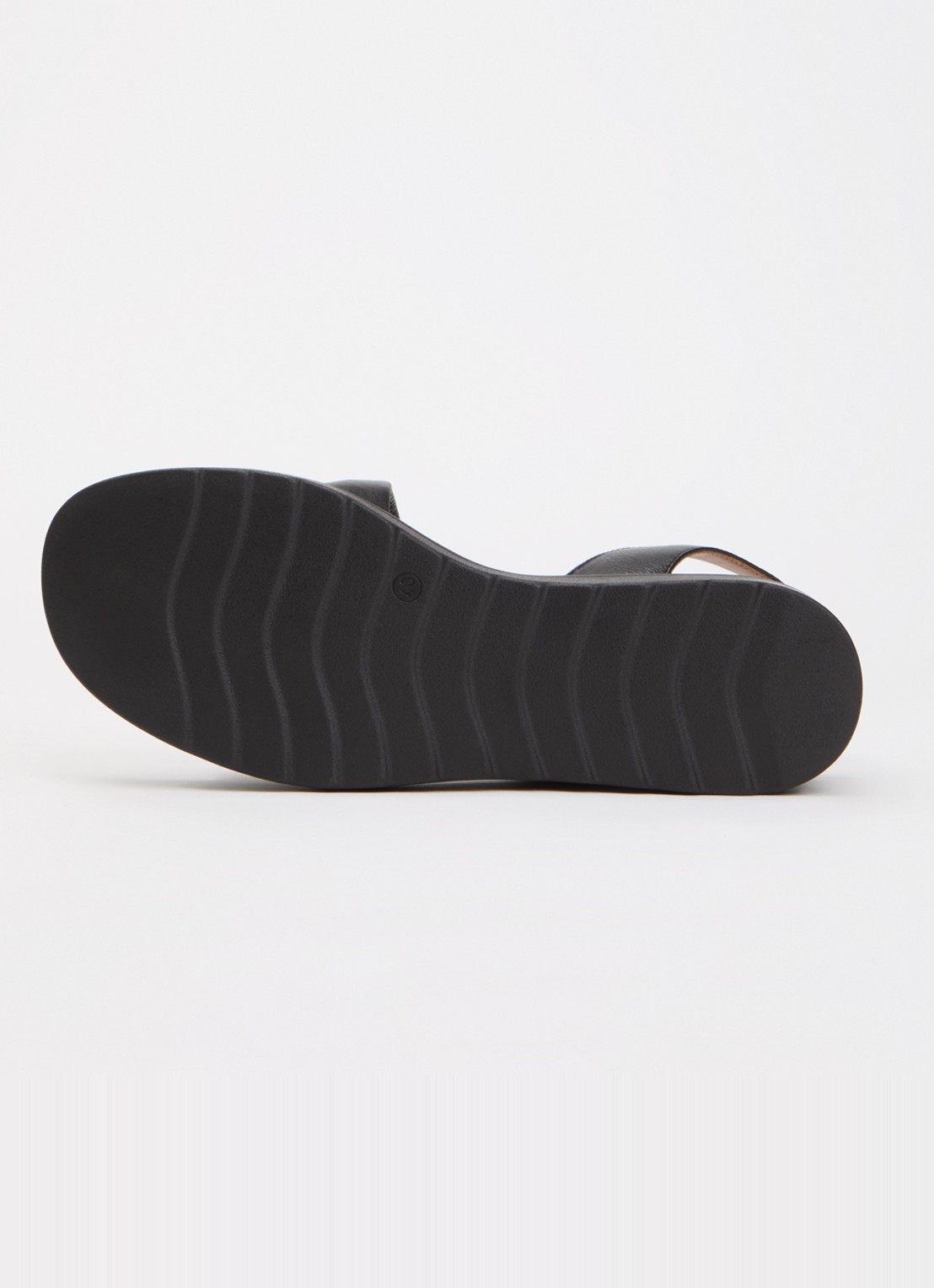 Dune London Karing sandalette van leer - detail 5 zwart